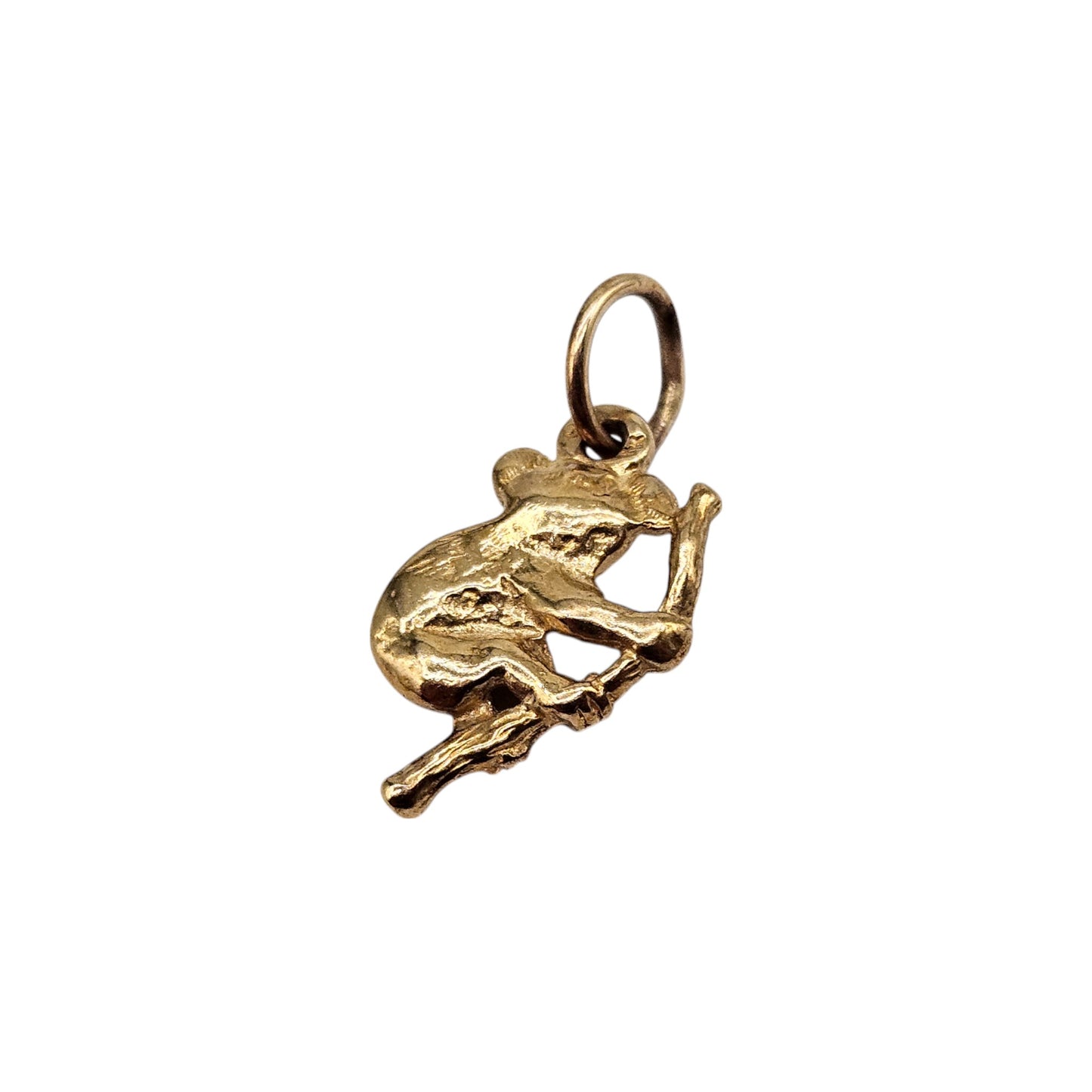 9ct Yellow Gold Koala Charm L 1.5 cm 1.5 g.