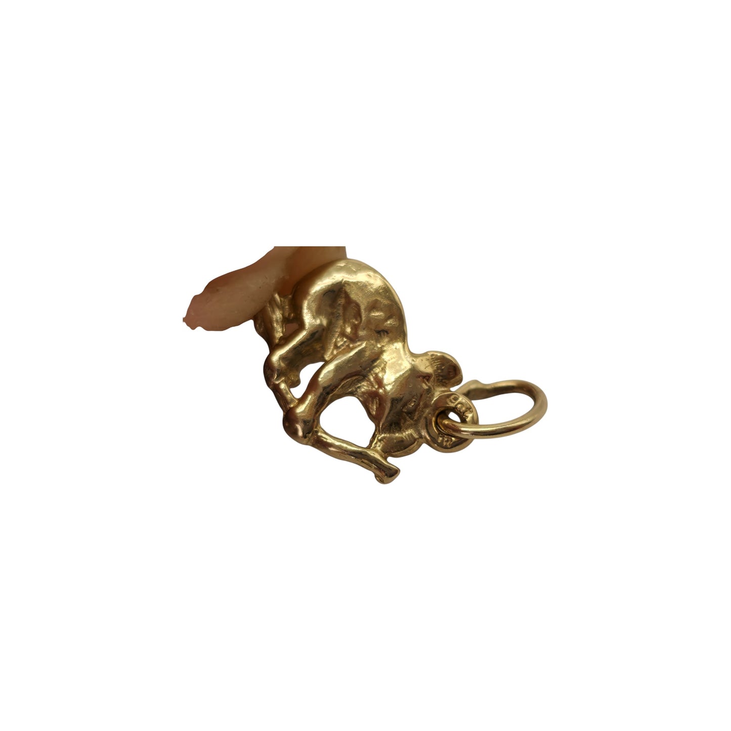 9ct Yellow Gold Koala Charm L 1.4 cm 1.6 g.