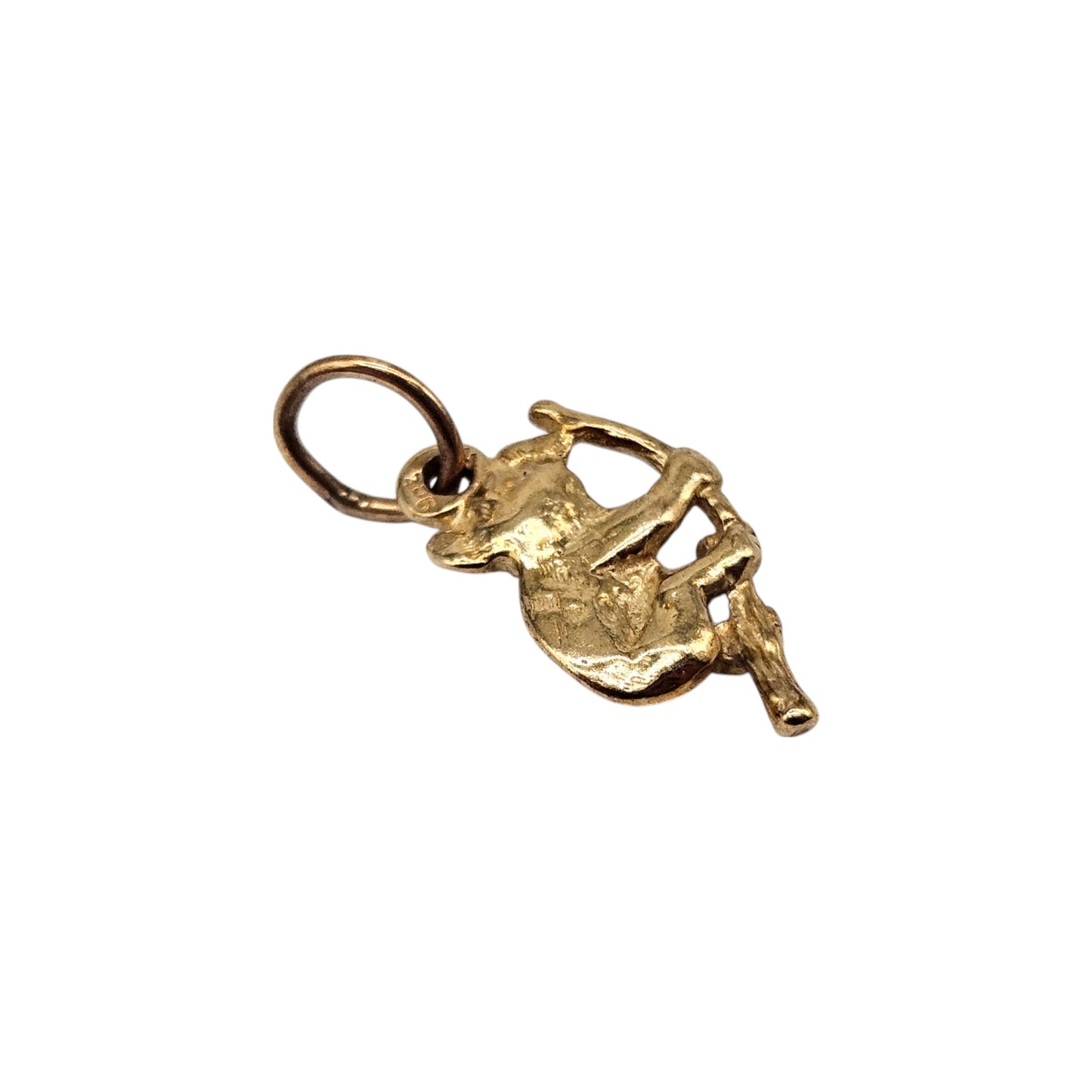 9ct Yellow Gold Koala Charm L 1.5 cm 1.5 g.