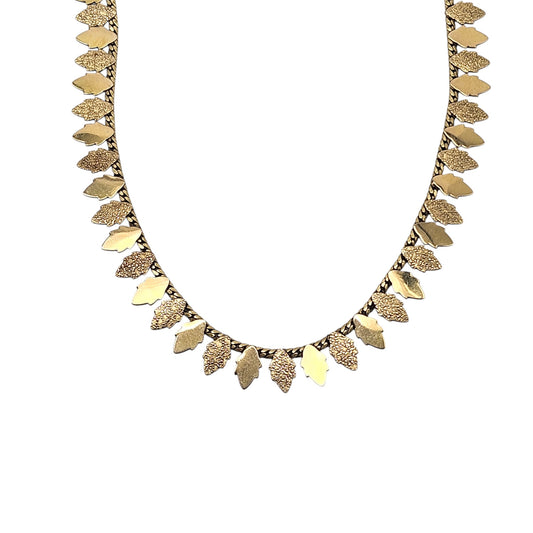 9ct 375 Yellow Gold Necklace c.1979 L 44.0 cm 12.4 g.
