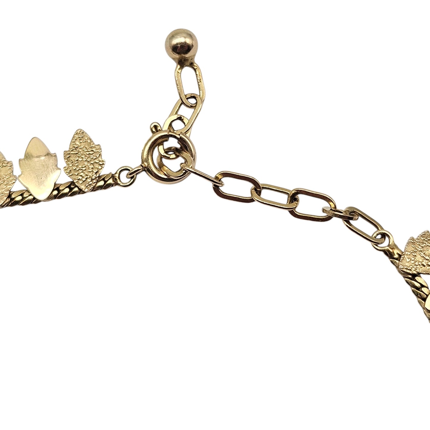 9ct 375 Yellow Gold Necklace c.1979 L 44.0 cm 12.4 g.