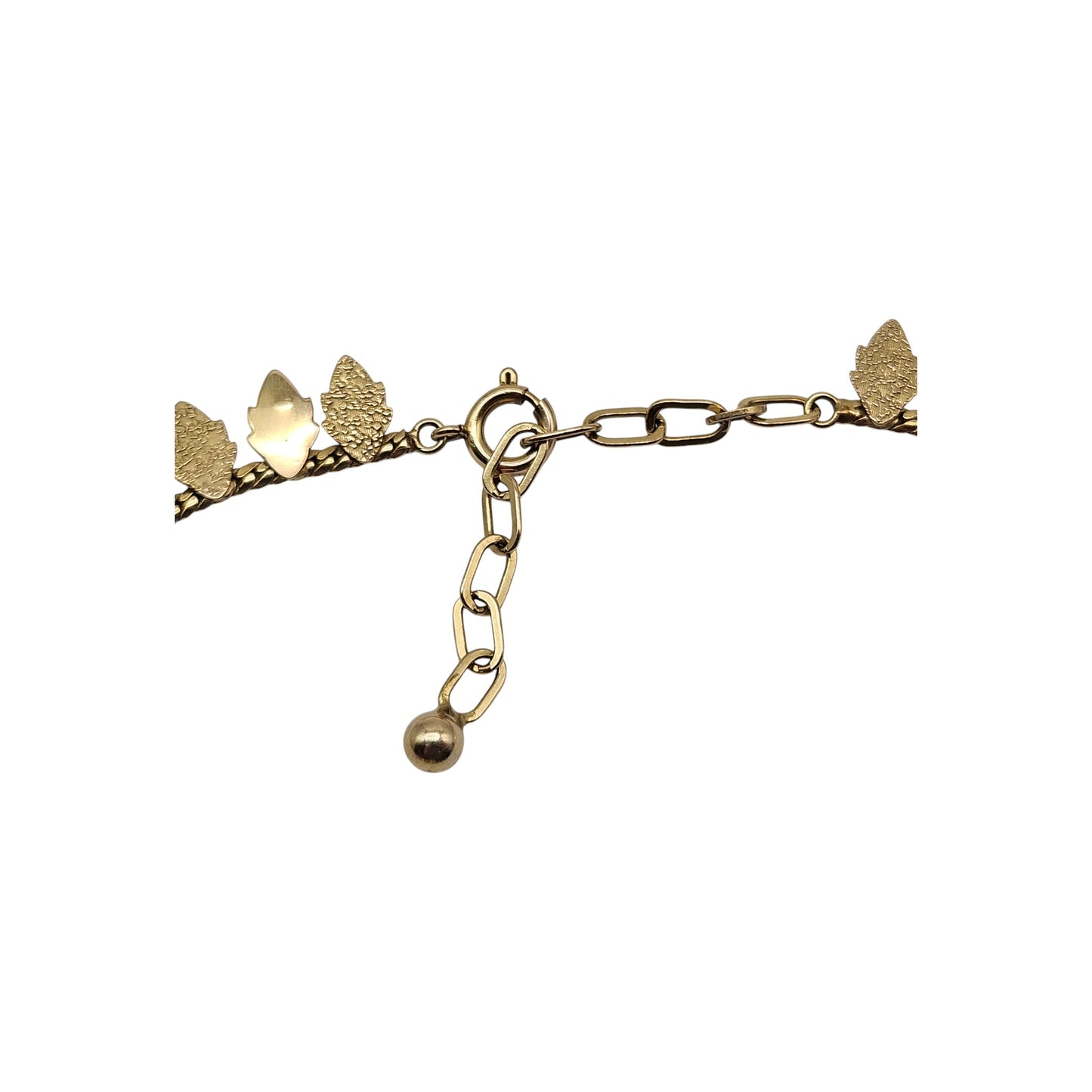9ct 375 Yellow Gold Necklace c.1979 L 44.0 cm 12.4 g.