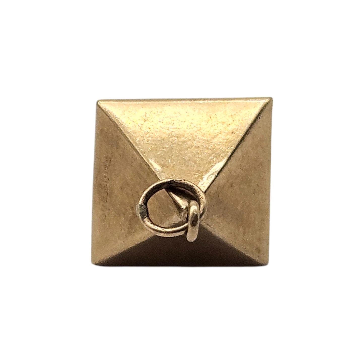 9ct 375 Yellow Gold Lantern Charm 1966 L 1.9 cm 1.6 g.
