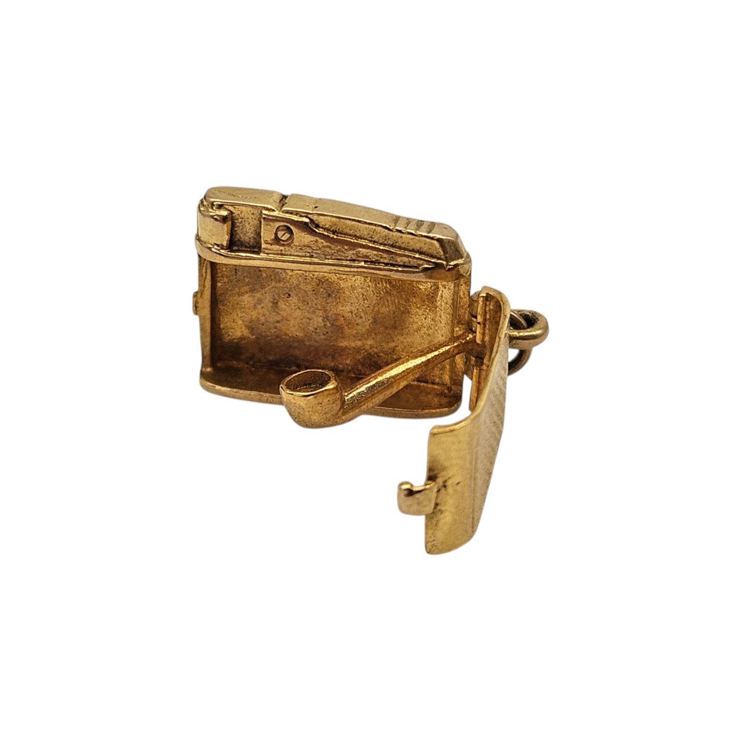 9ct 375 Yellow Gold Opening Lighter Charm 1964 L 1.8 cm 4.1 .g
