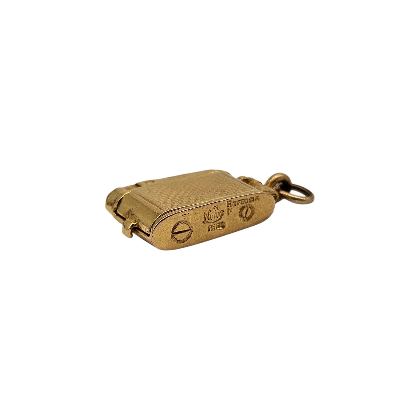 9ct 375 Yellow Gold Opening Lighter Charm 1964 L 1.8 cm 4.1 .g
