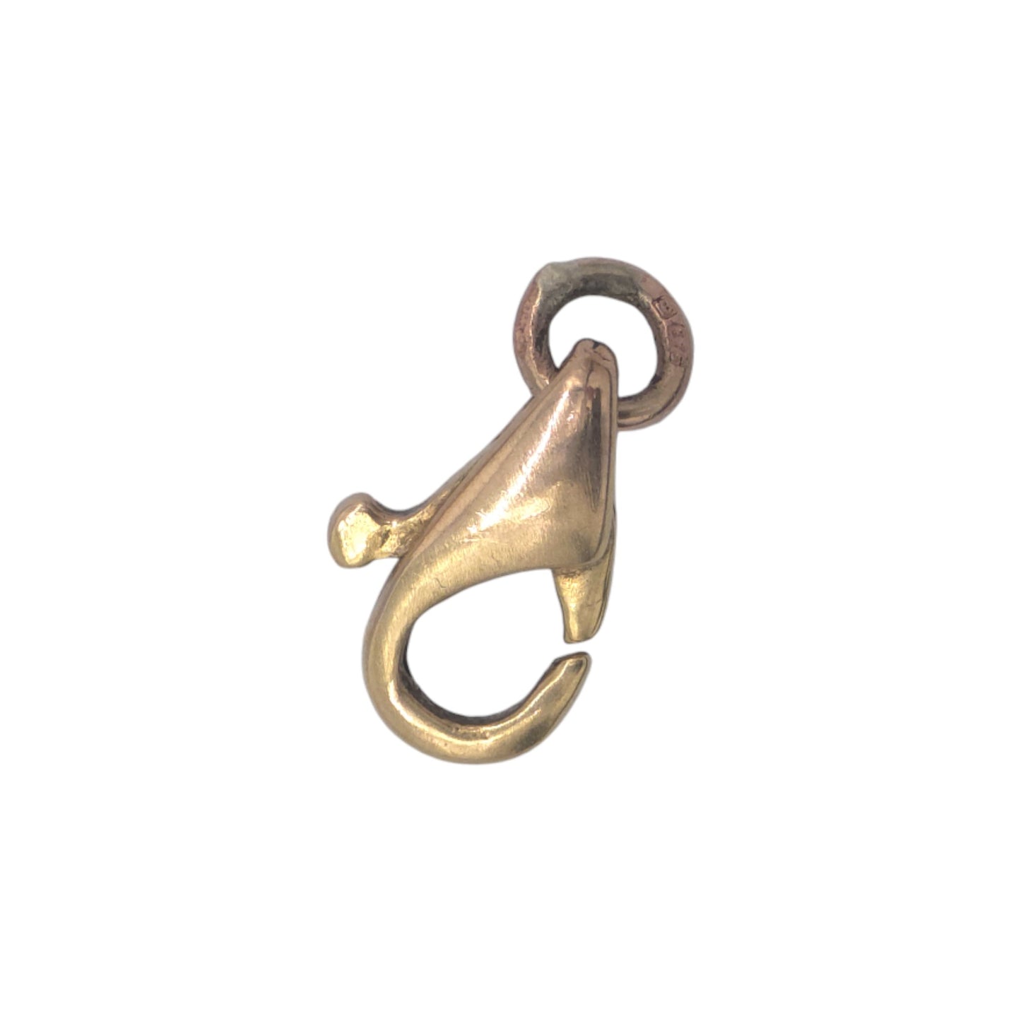 9ct 375 Yellow Gold Lobster Clasp L 1.1 cm 0.8 g.