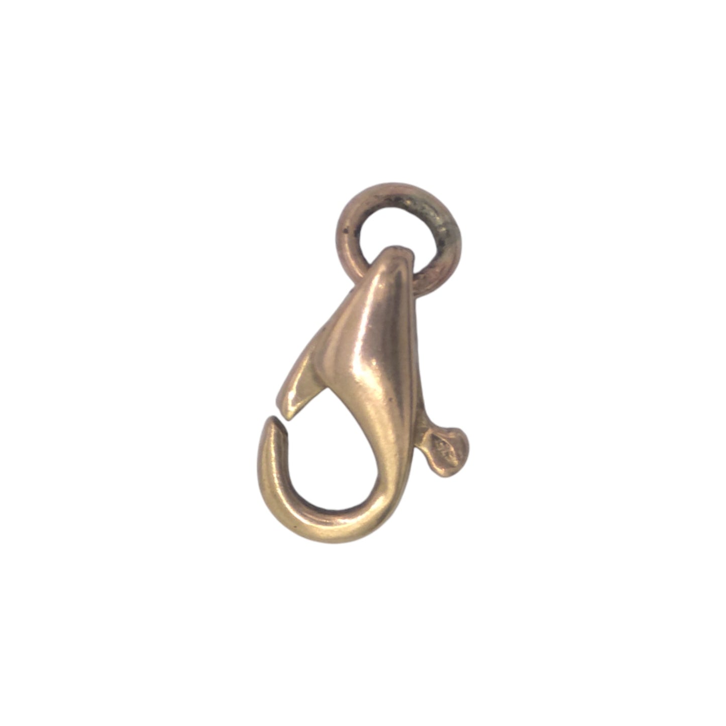 9ct 375 Yellow Gold Lobster Clasp L 1.1 cm 0.8 g.
