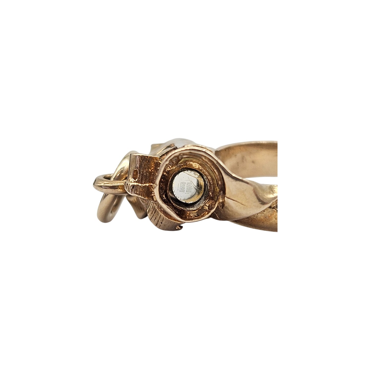 9ct 375 Yellow Gold Marriage Licence Stanhope Charm 1963 L 1.7 cm 3.4 g.