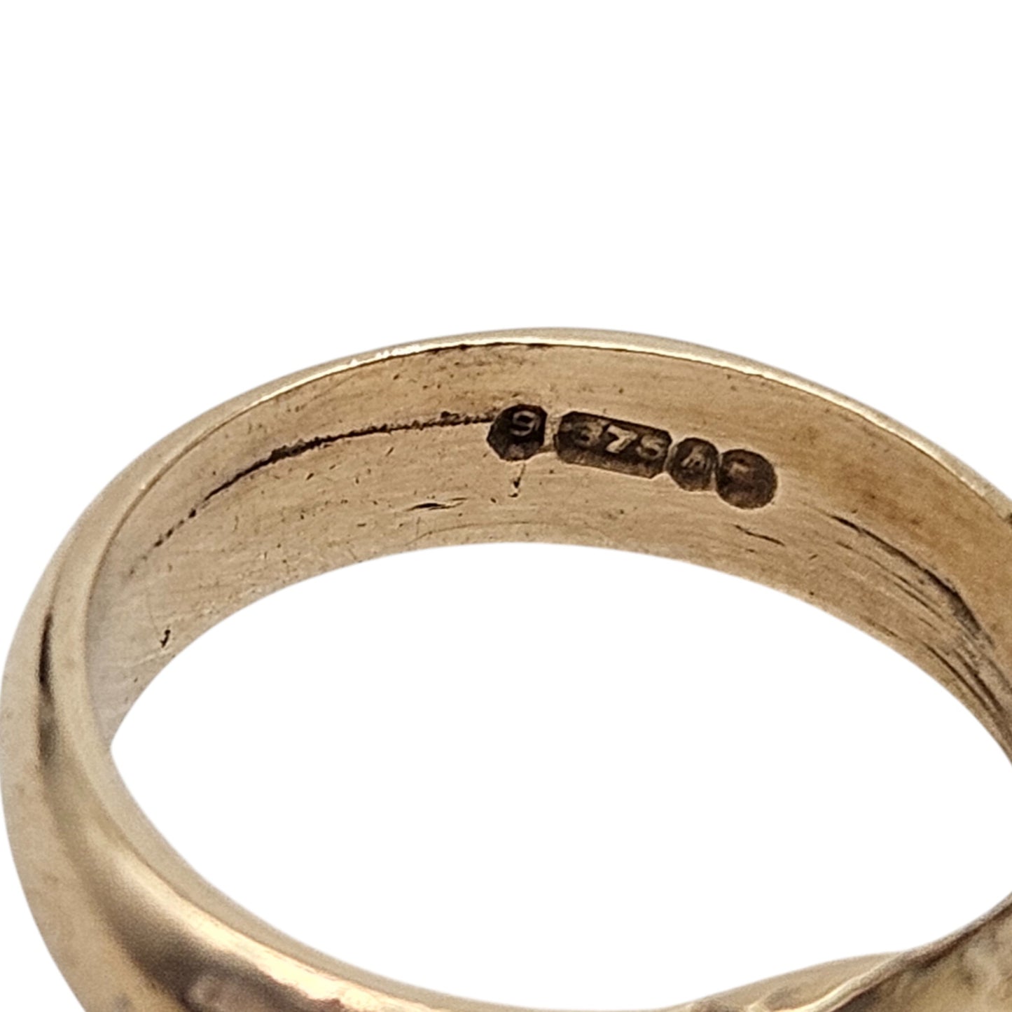 9ct 375 Yellow Gold Marriage Licence Stanhope Charm 1963 L 1.7 cm 3.4 g.