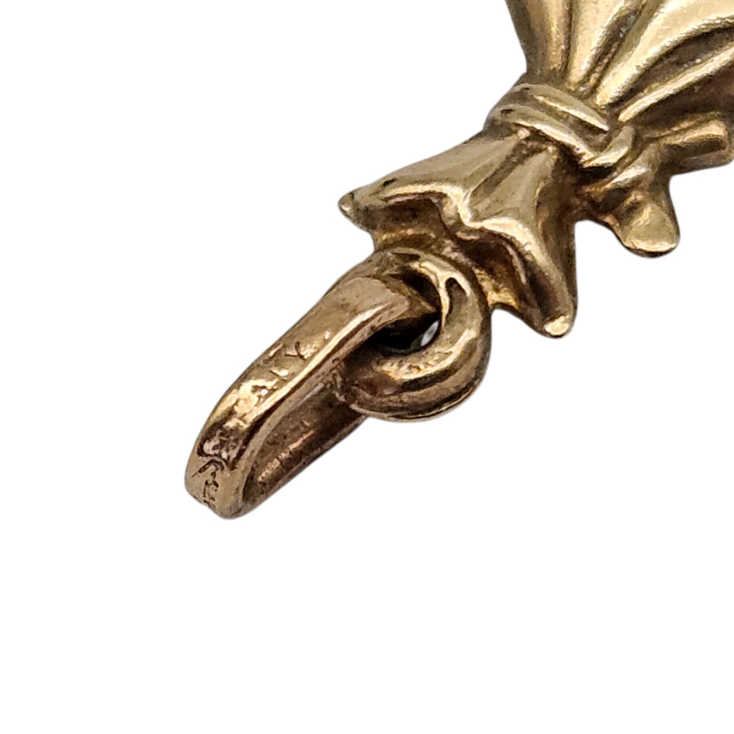 9ct Yellow Gold "$1000" Money Bag Charm L 1.2 cm 0.6 g.