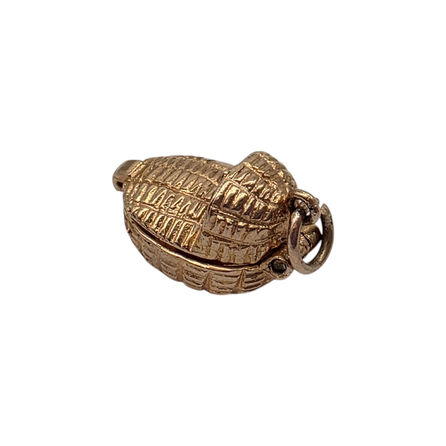 9ct 375 Yellow Gold Moses Basket Opening Charm 1971 L 1.3 cm 2.7 g.