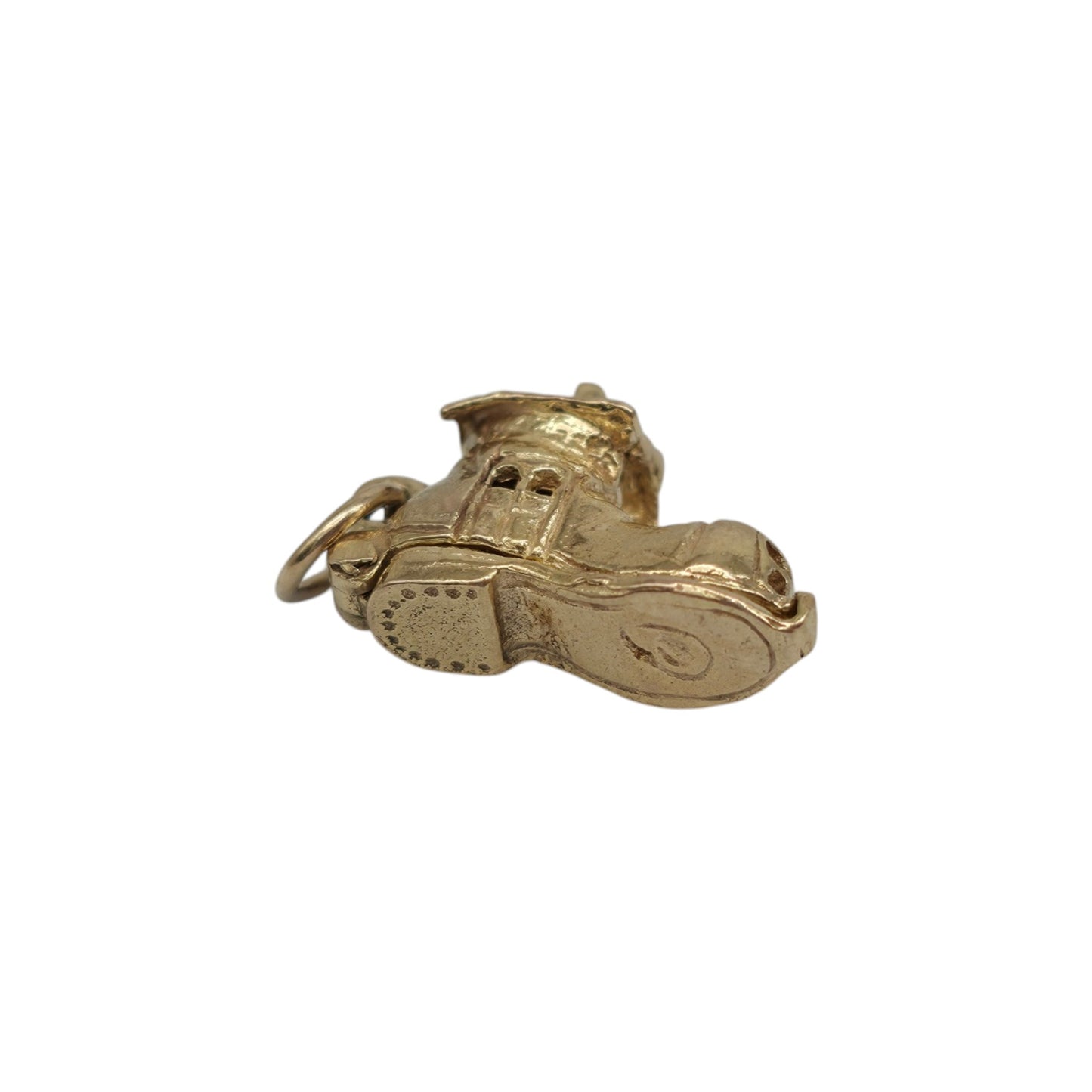 9ct 375 Yellow Gold Mother Hubbard Opening Charm 1961 L 1.6 cm 2.9 g.