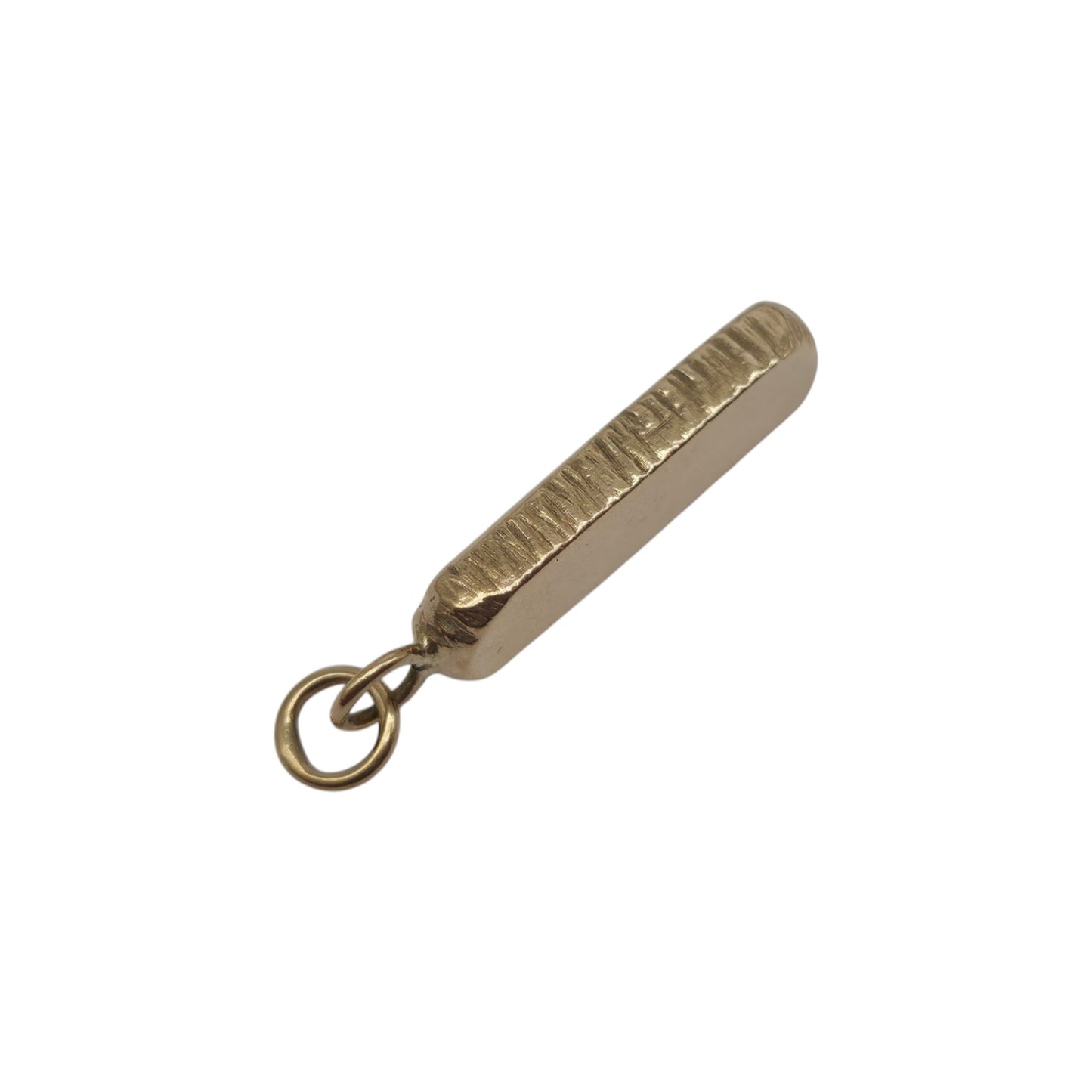 Cast 9ct Yellow Gold "Norah" Name Pendant Charm L 1.9 cm 3.4 g.