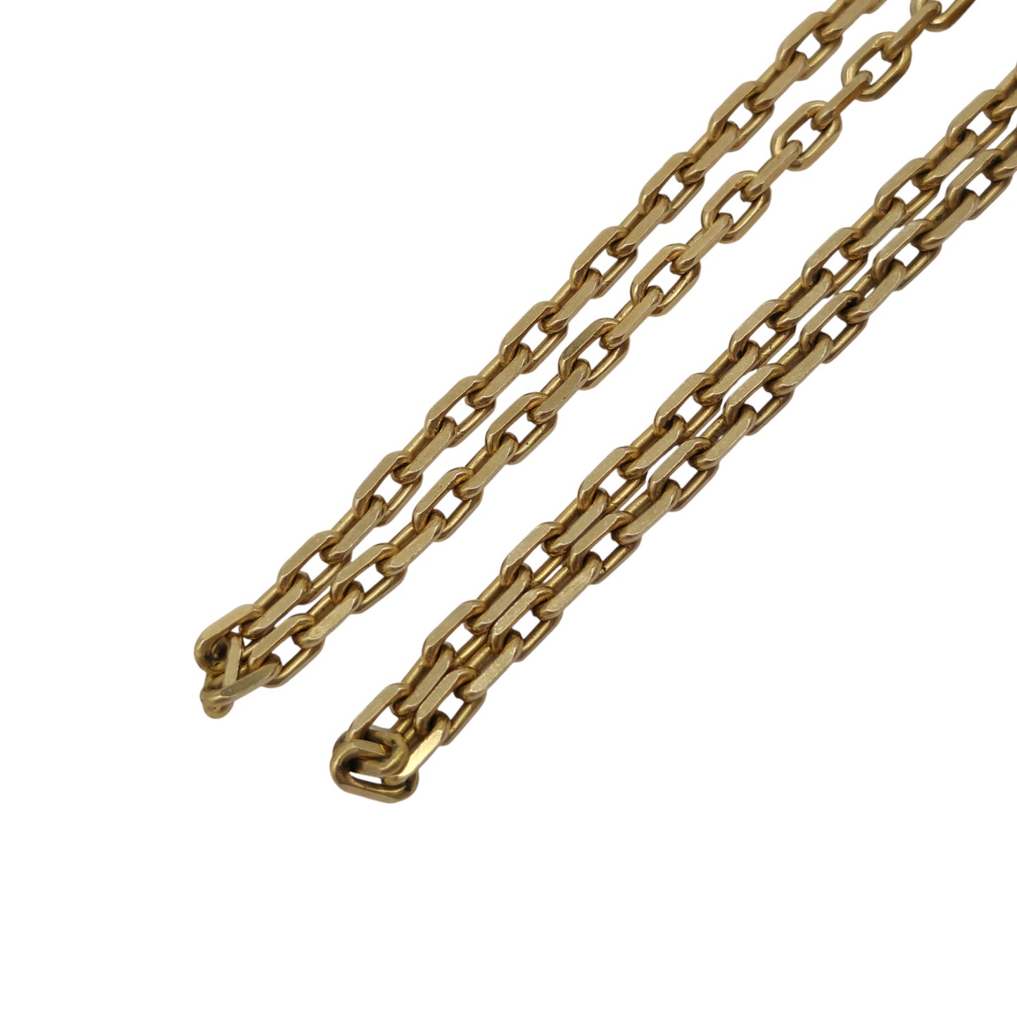 9ct 375 Yellow Gold Paperclip Chain L 51.3 cm 13.1 g.