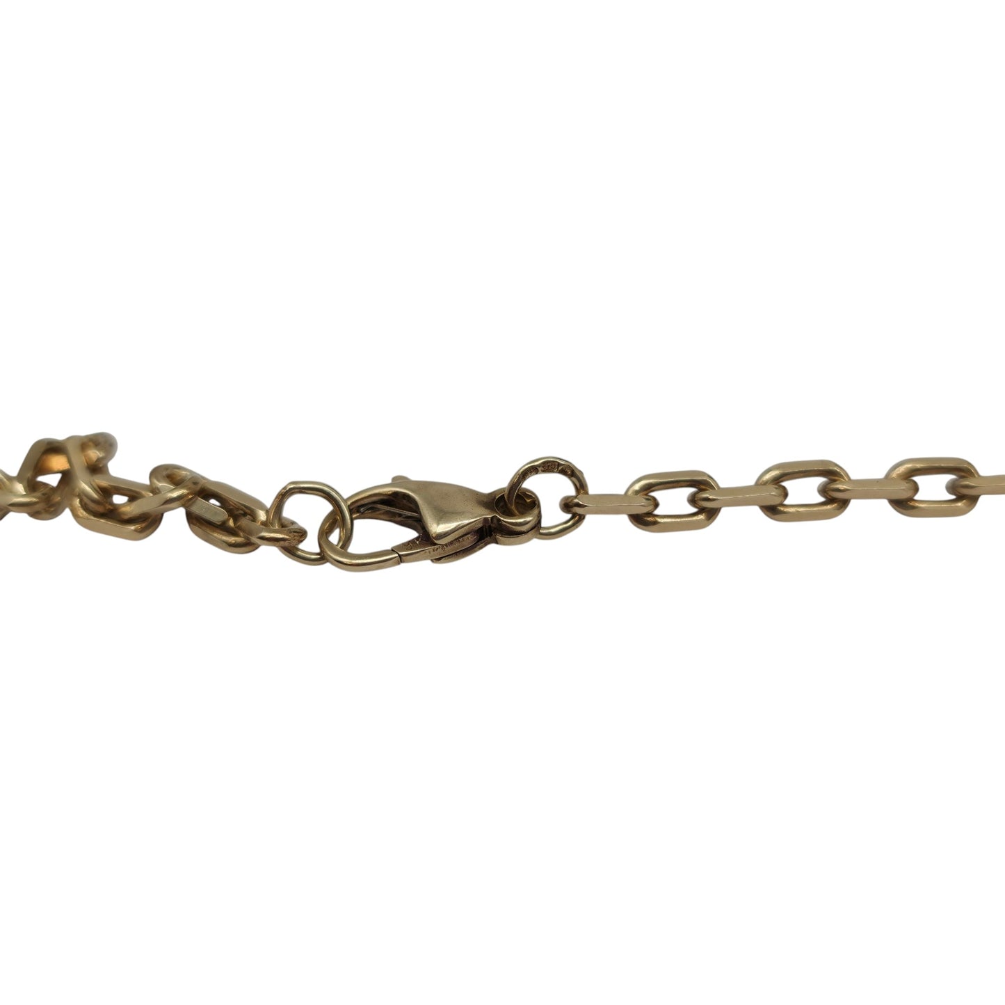 9ct 375 Yellow Gold Paperclip Chain c.1990 L 44.0 cm 10.1 g.