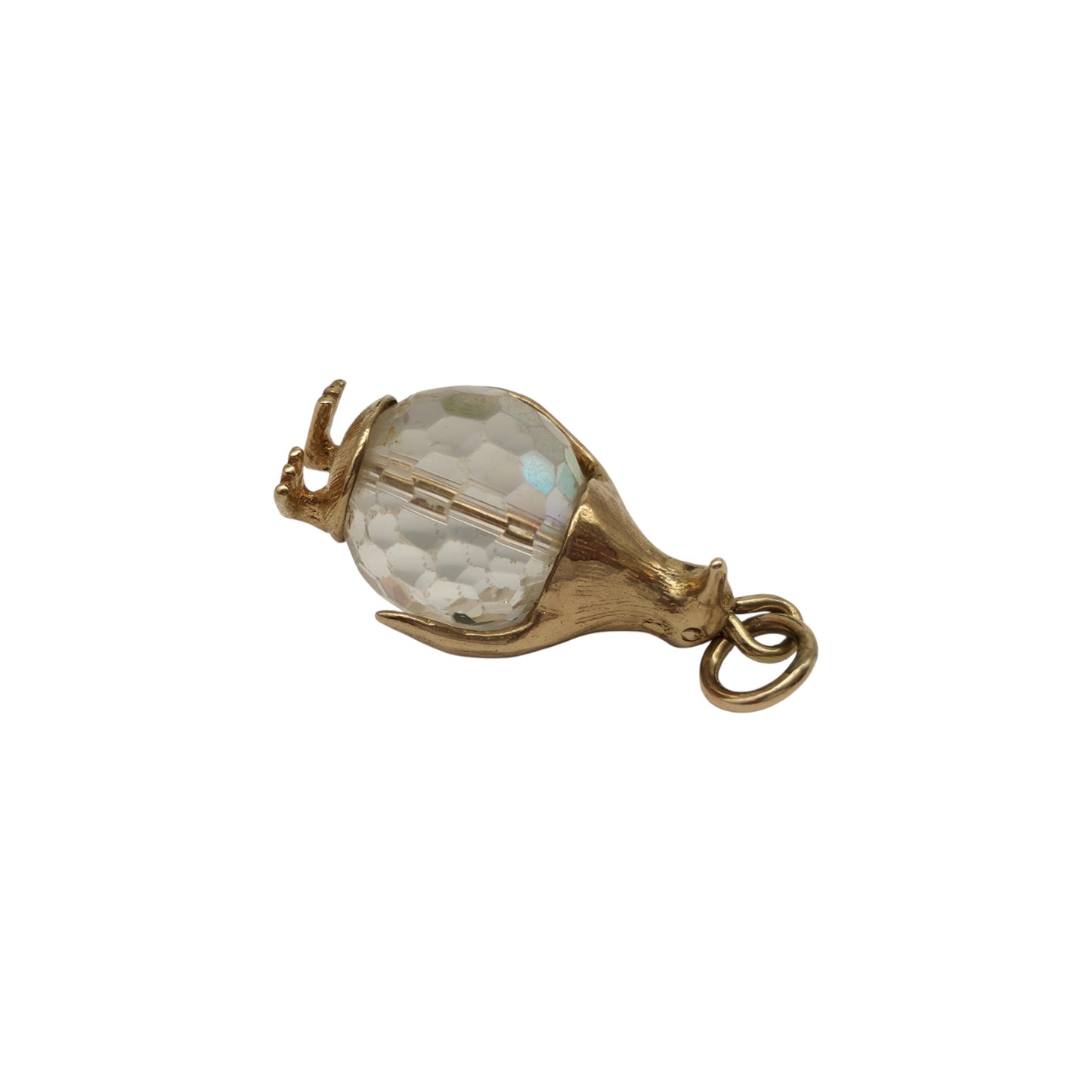 9ct 375 Yellow Gold Penguin Charm 1971 L 2.2 cm 5.5 g.