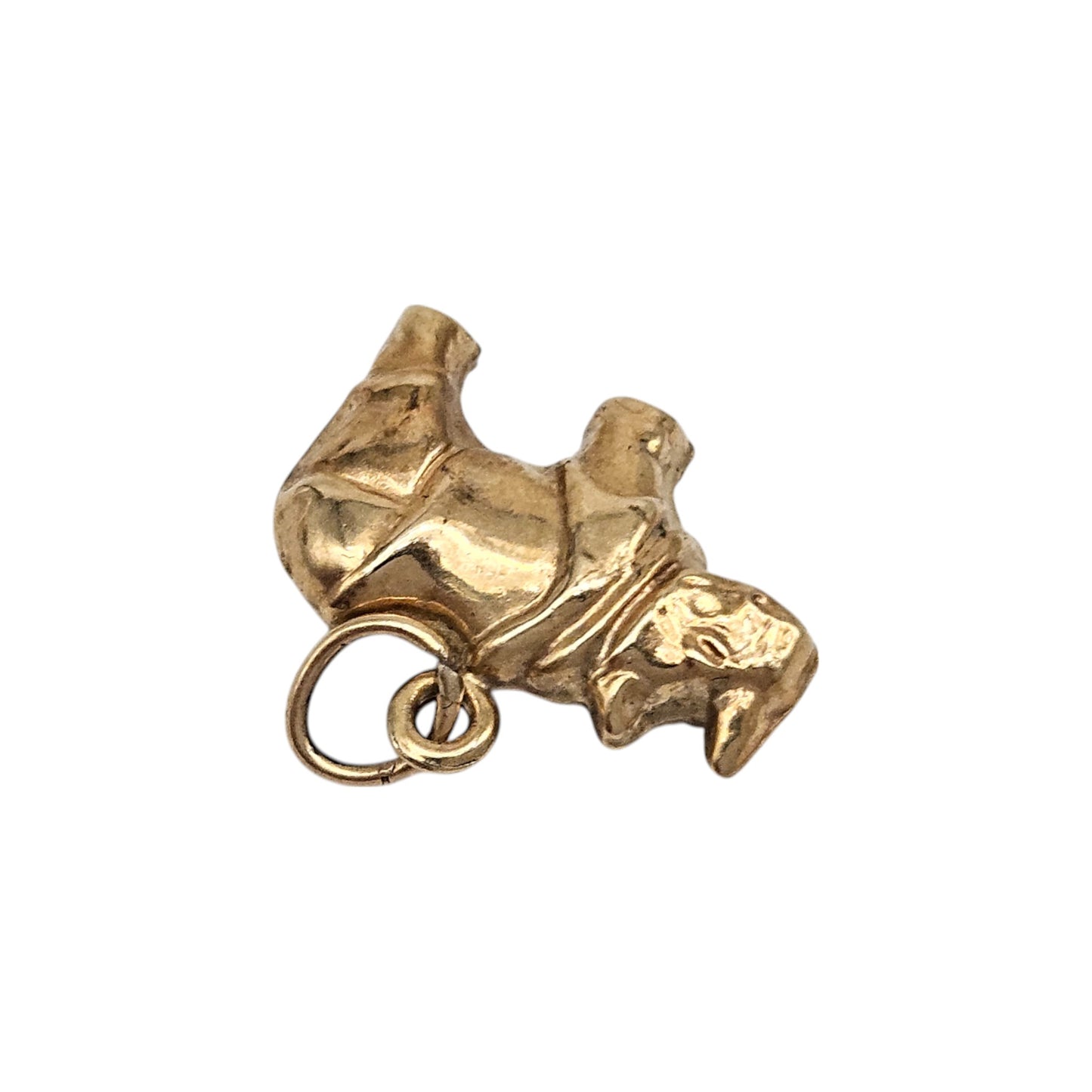 9ct Yellow Gold Rhino Charm L 1.4 cm 0.9 g.