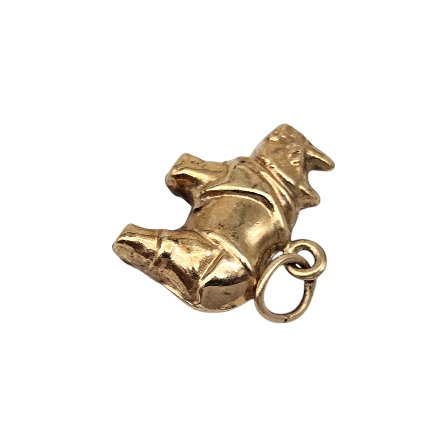 9ct Yellow Gold Rhino Charm L 1.4 cm 0.9 g.