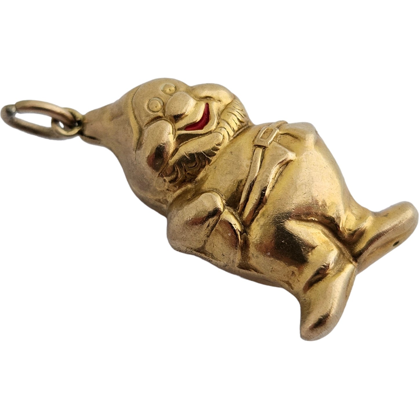 Georg Jensen 9ct 375 Yellow Gold Santa Claus Charm 1968 L 2.5 cm 2.7 g