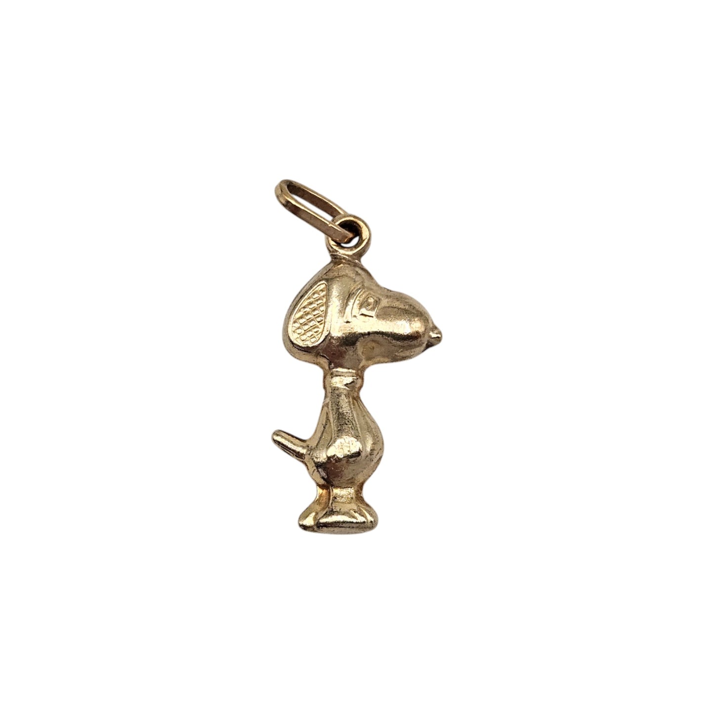 9ct 375 Yellow Gold Snoopy Dog Charm 1.8 cm 0.9 g.