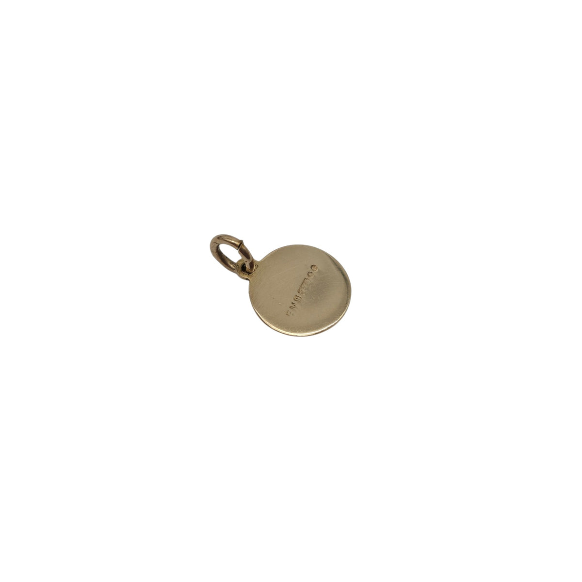 Petite 9ct 375 Yellow Gold Sy Christopher Charm 1973 L 0.7 cm 0.3 g.
