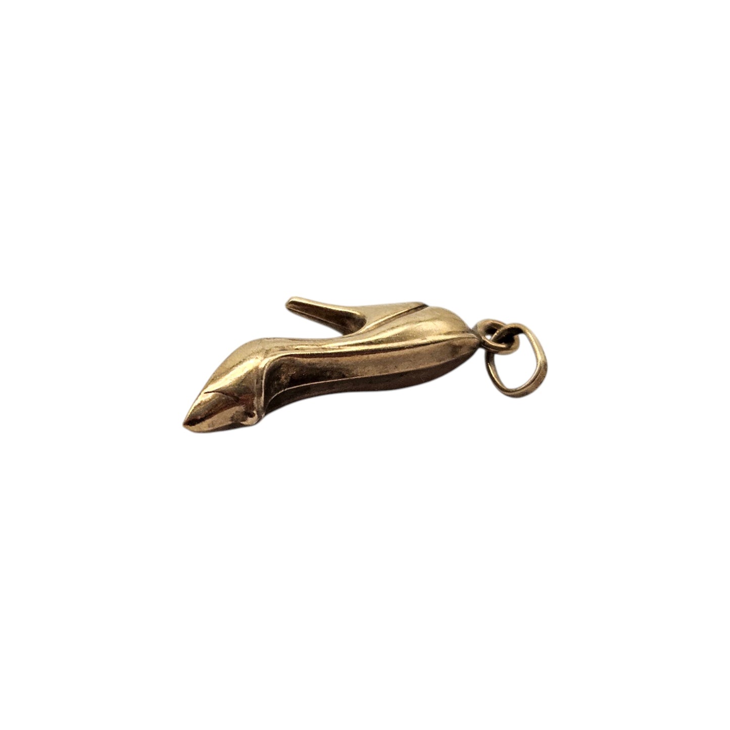9ct Yellow Gold Stiletto Shoe Charm 1.7 cm 0.4 g.