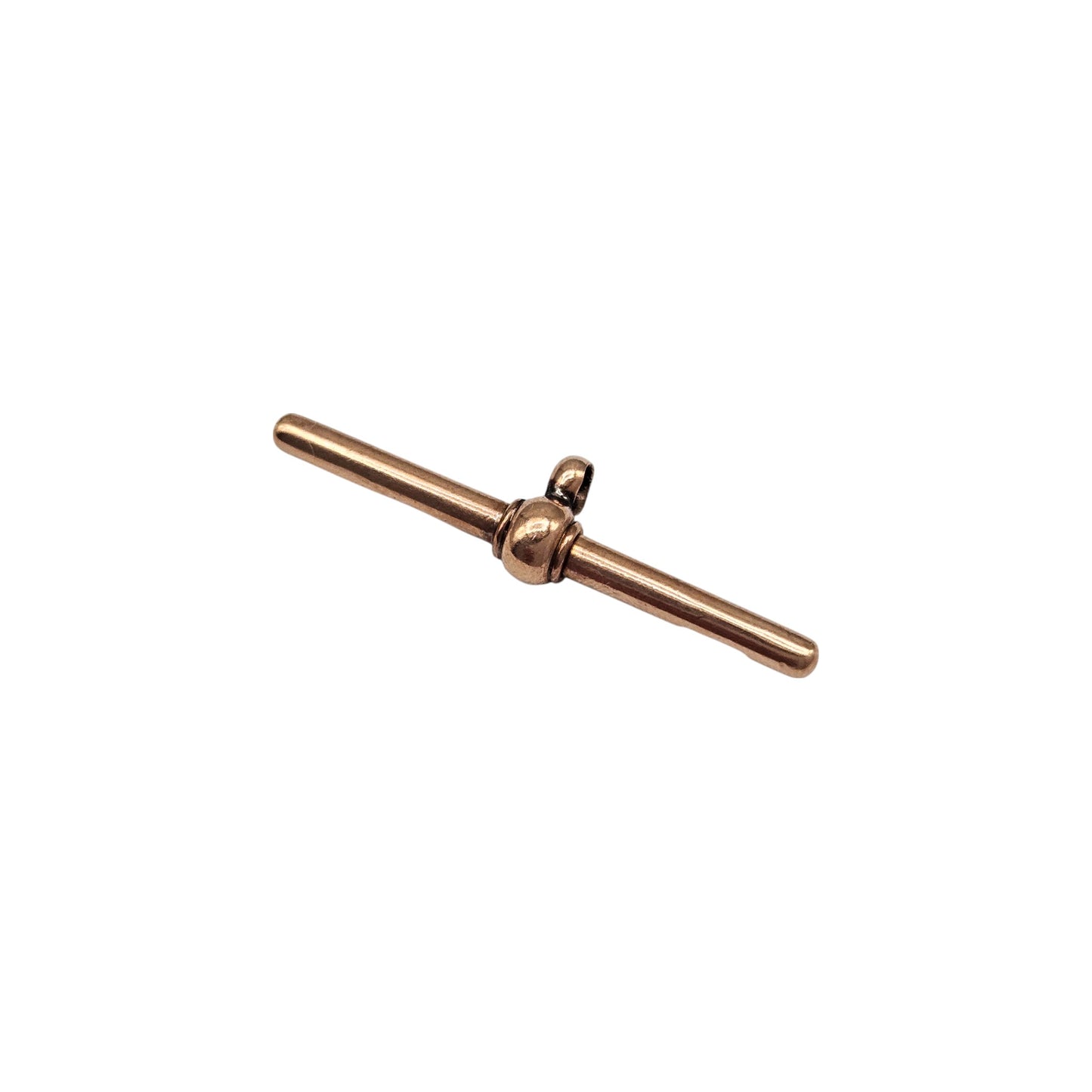 Antique 9ct 375 Rose Gold T-Bar c.1910 L 3.5 cm 2.9 g.