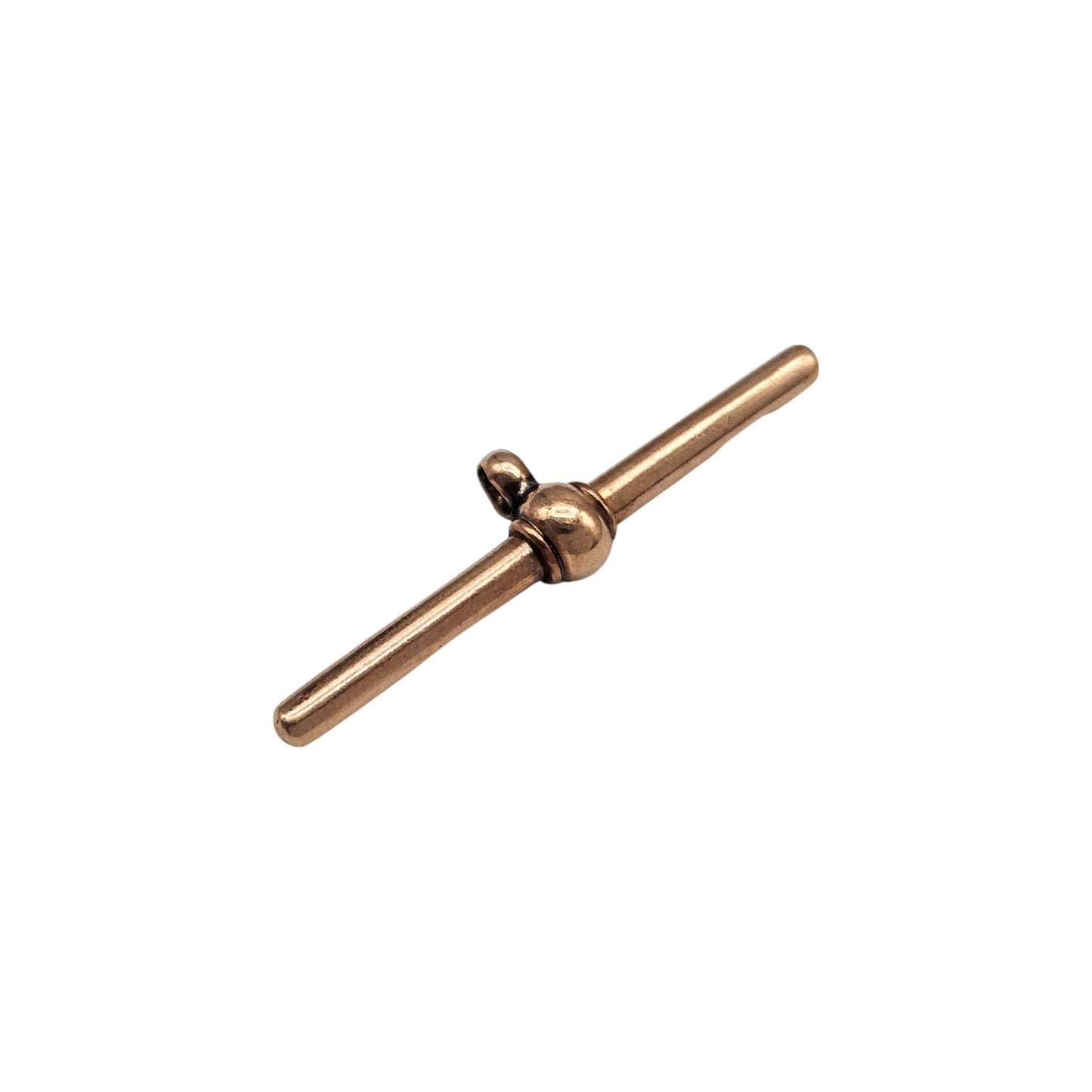 Antique 9ct 375 Rose Gold T-Bar c.1910 L 3.5 cm 2.9 g.