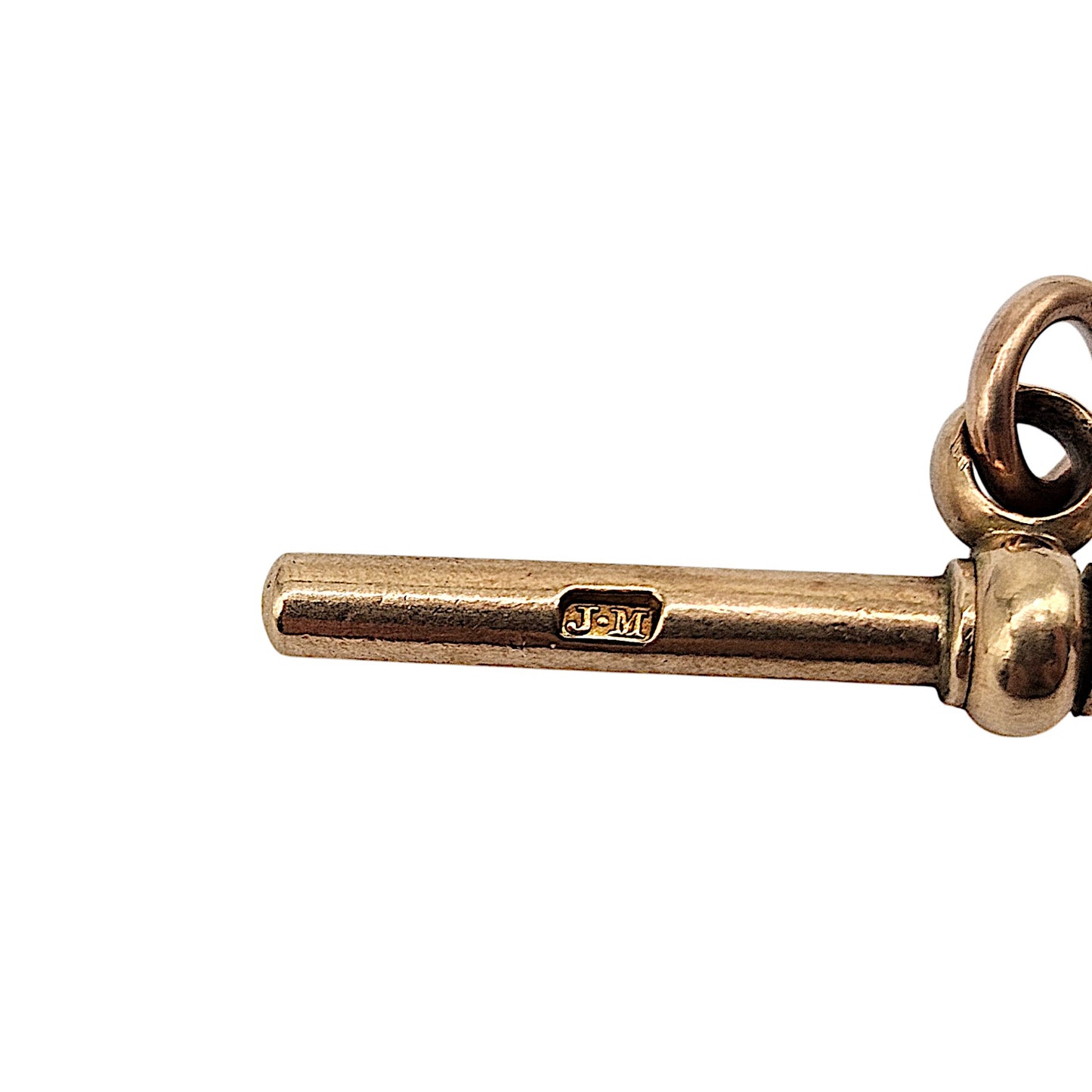 Heavy Antique 9ct 375 Rose Swivel T-Bar c.1900 L 4.1 cm 4.6 g.