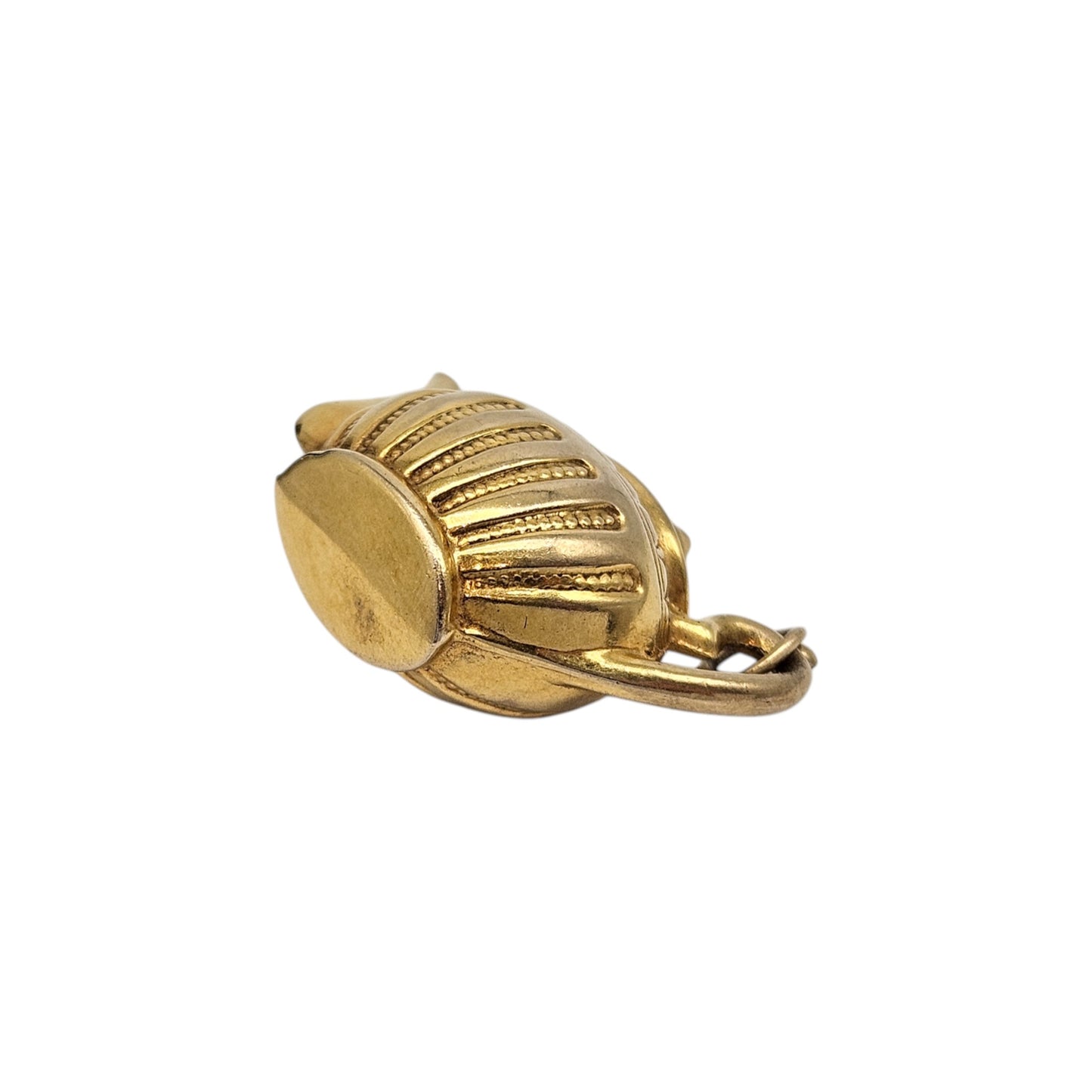 9ct 375 Yellow Gold Teapot Charm 1963 L 2.4 cm 1.8 g.
