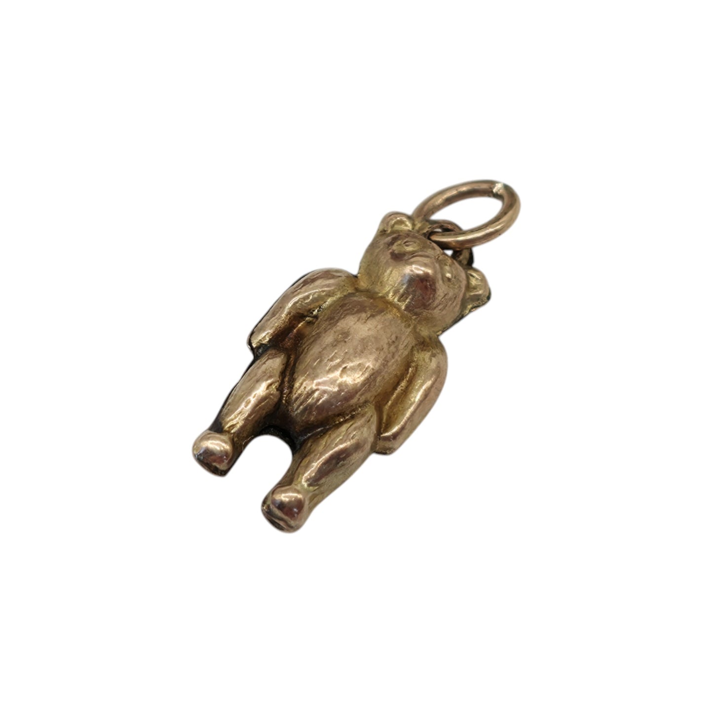 Antique 9ct Yellow Gold Teddy Bear Charm c.1920 L 1.4 cm 0.4 g.