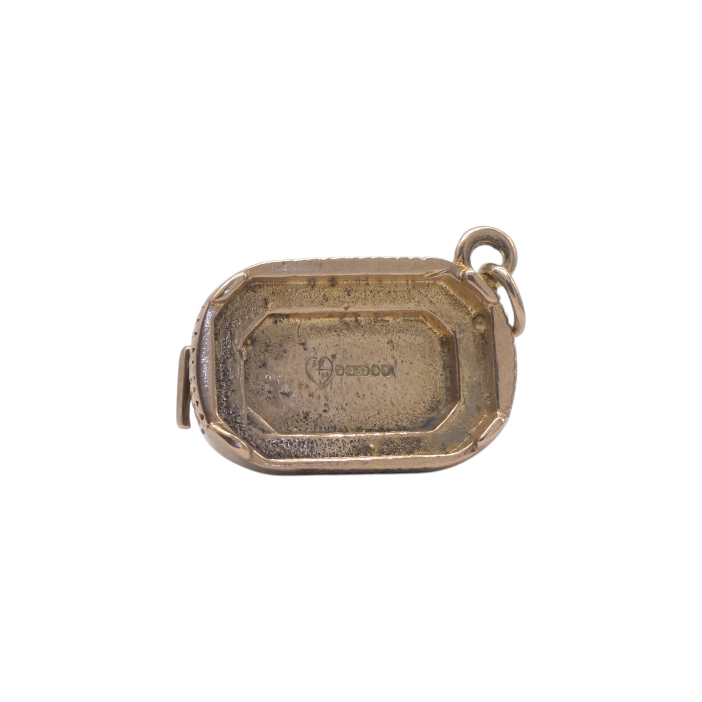 Unusual 9ct 375 Yellow Gold Toaster Articulated Charm 1960 L 1.9 cm 8.5 g.