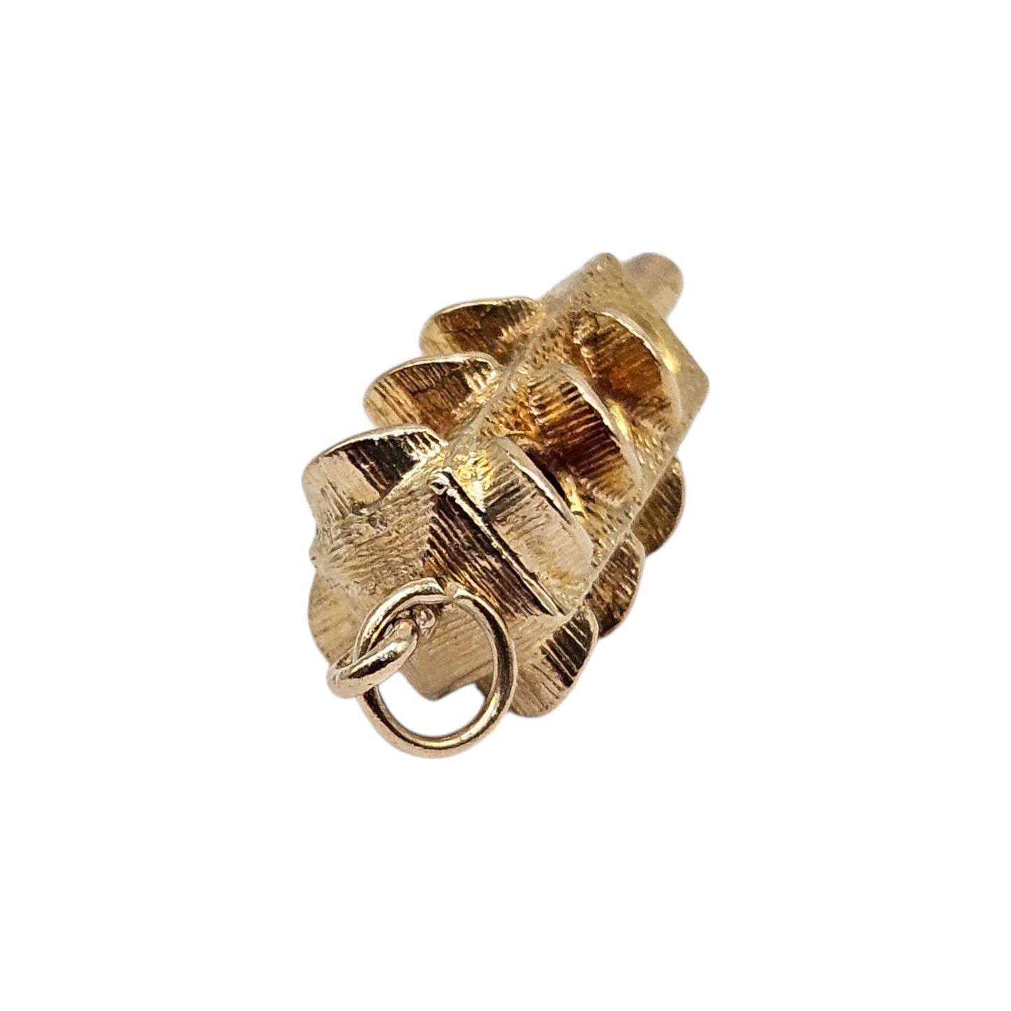 9ct 375 Yellow Gold Traffic Lights Charm 1968 L 2.0 cm 3.2 g.
