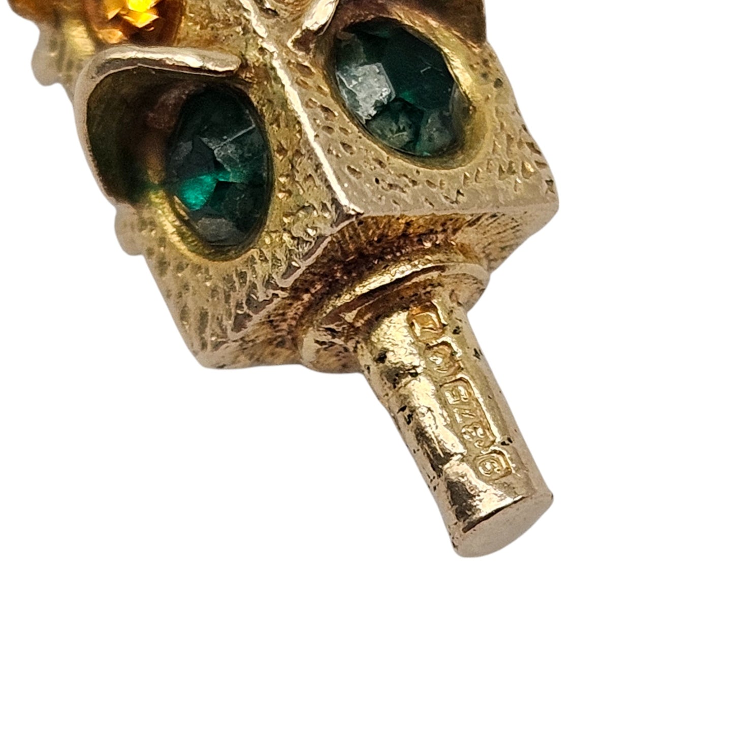 9ct 375 Yellow Gold Traffic Lights Charm 1968 L 2.0 cm 3.2 g.