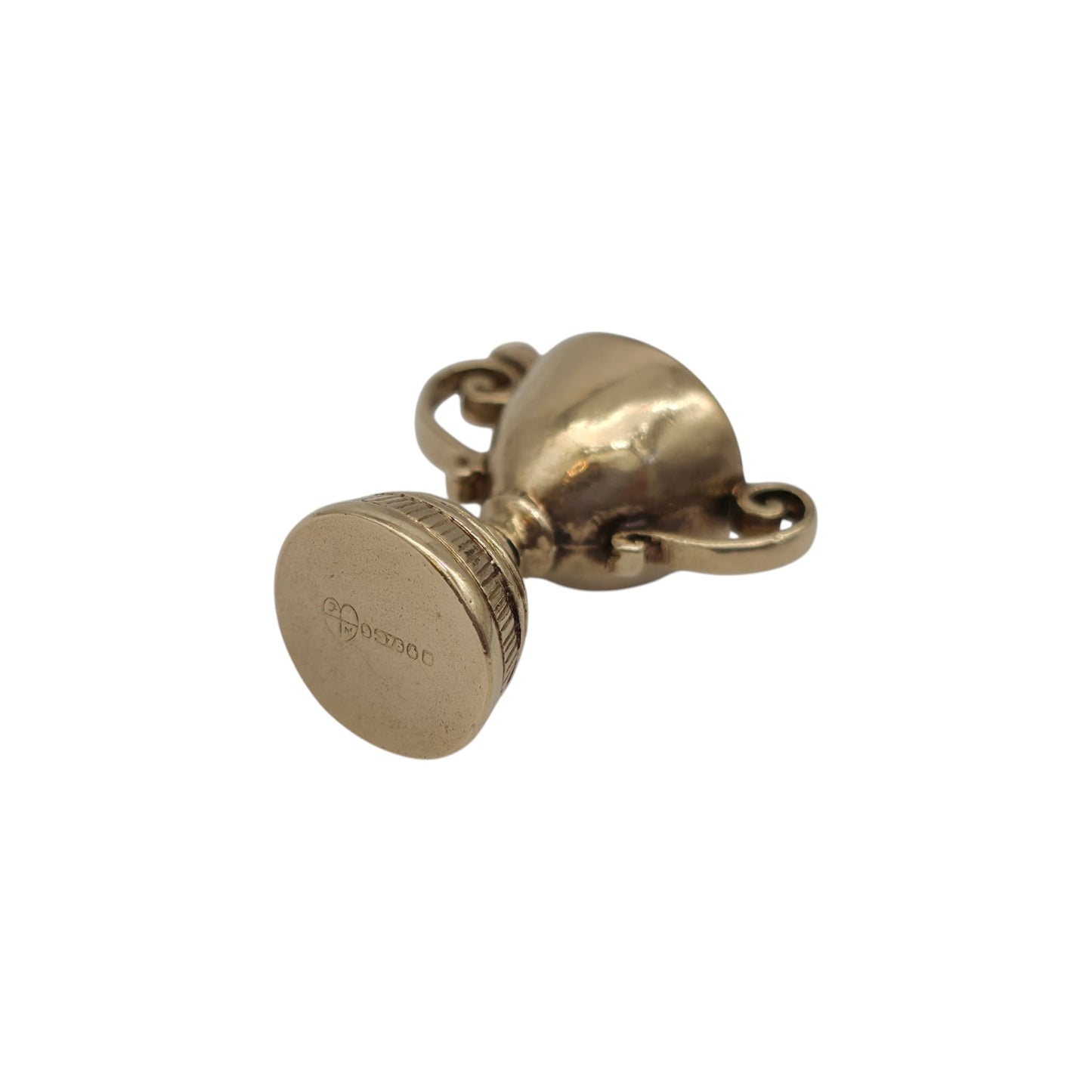 9ct 375 Yellow Gold Trophy Cup Charm 1963 L 1.9 cm 4.0 g.