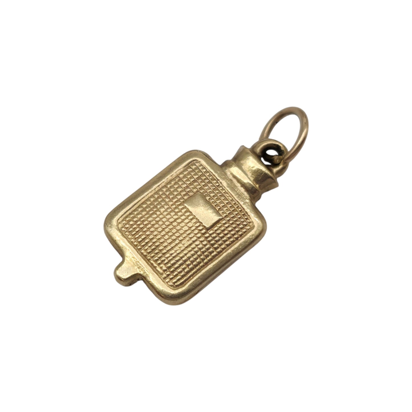 9ct Yellow Gold Water Bottle Charm c.1960's L 1.3 cm 0.4 g.