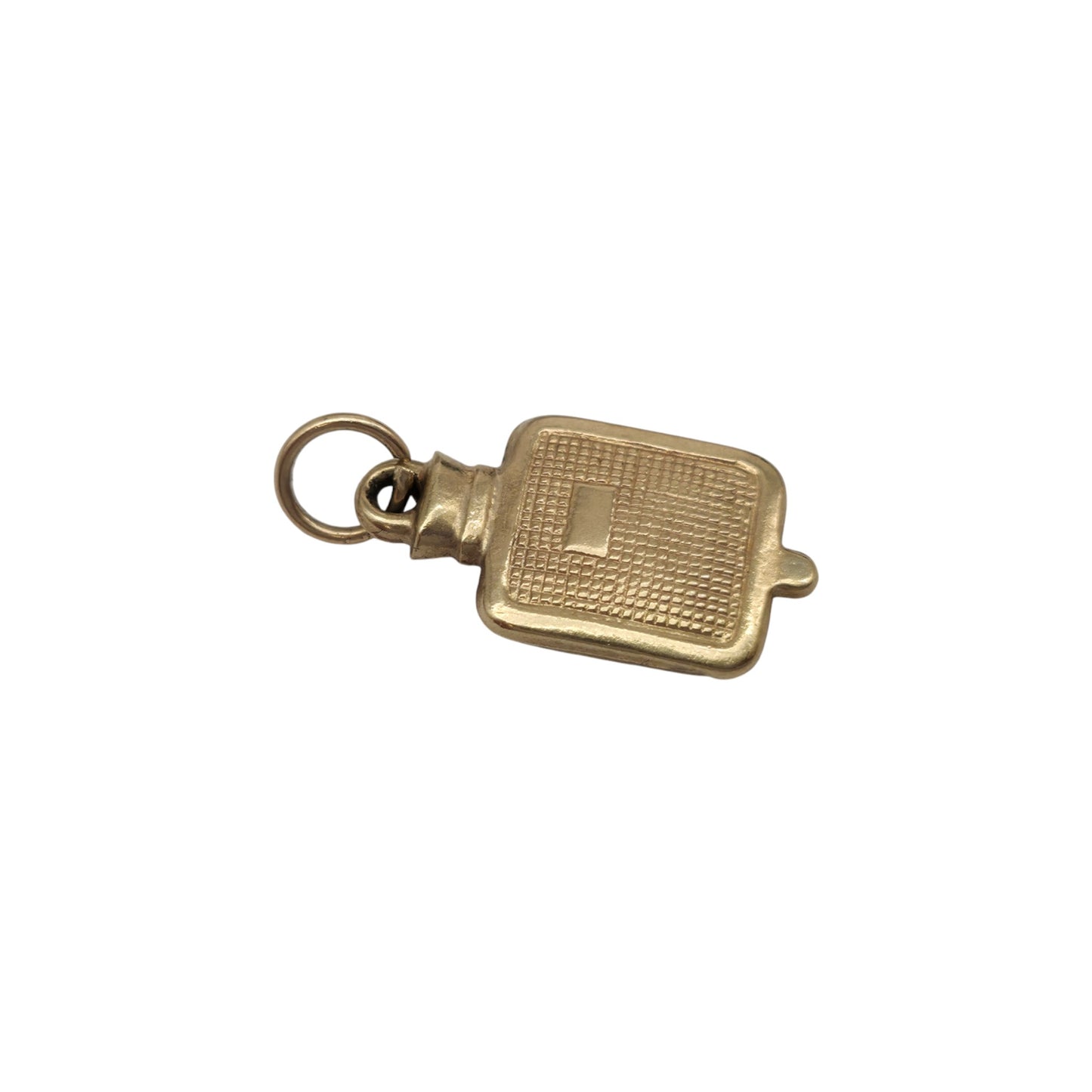 9ct Yellow Gold Water Bottle Charm c.1960's L 1.3 cm 0.4 g.