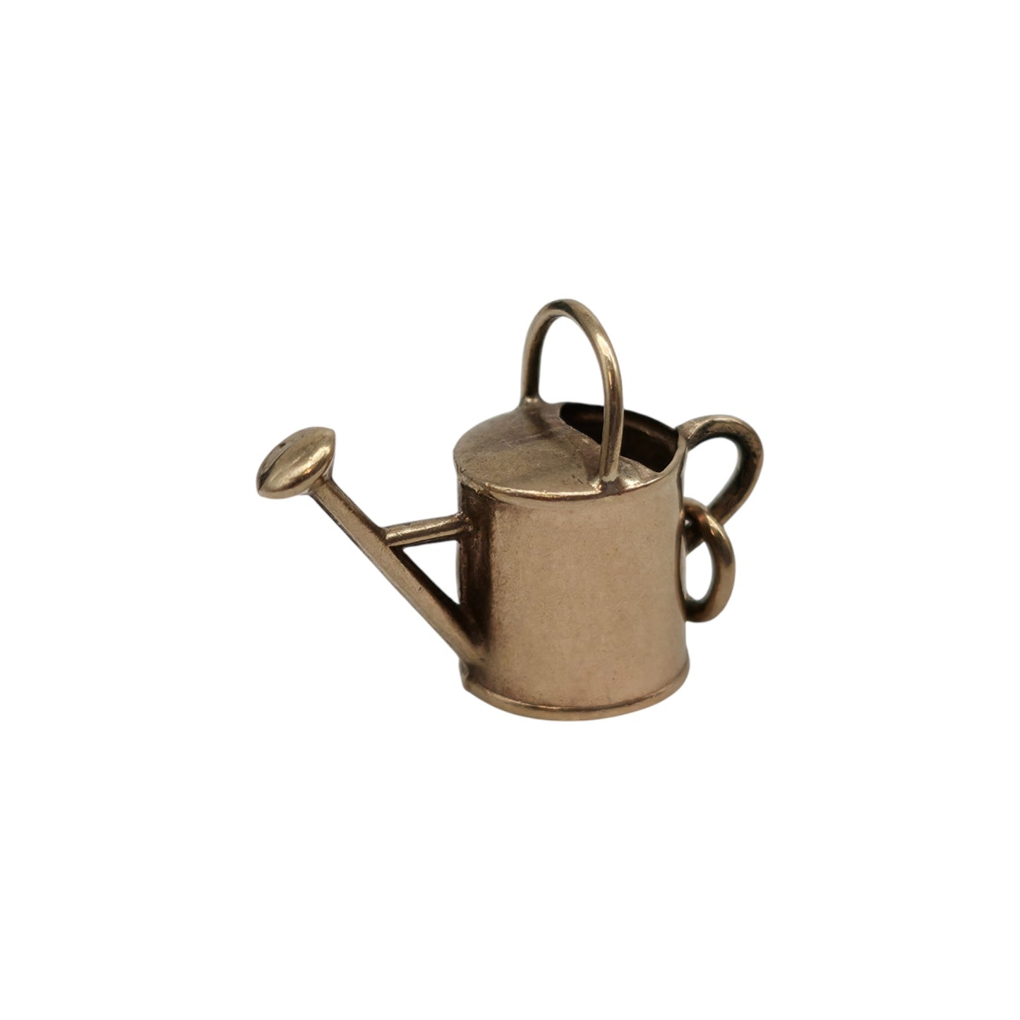 Chester 9ct 375 Yellow Gold Watering Can Charm 1959 L 1.5 cm 0.6 g.
