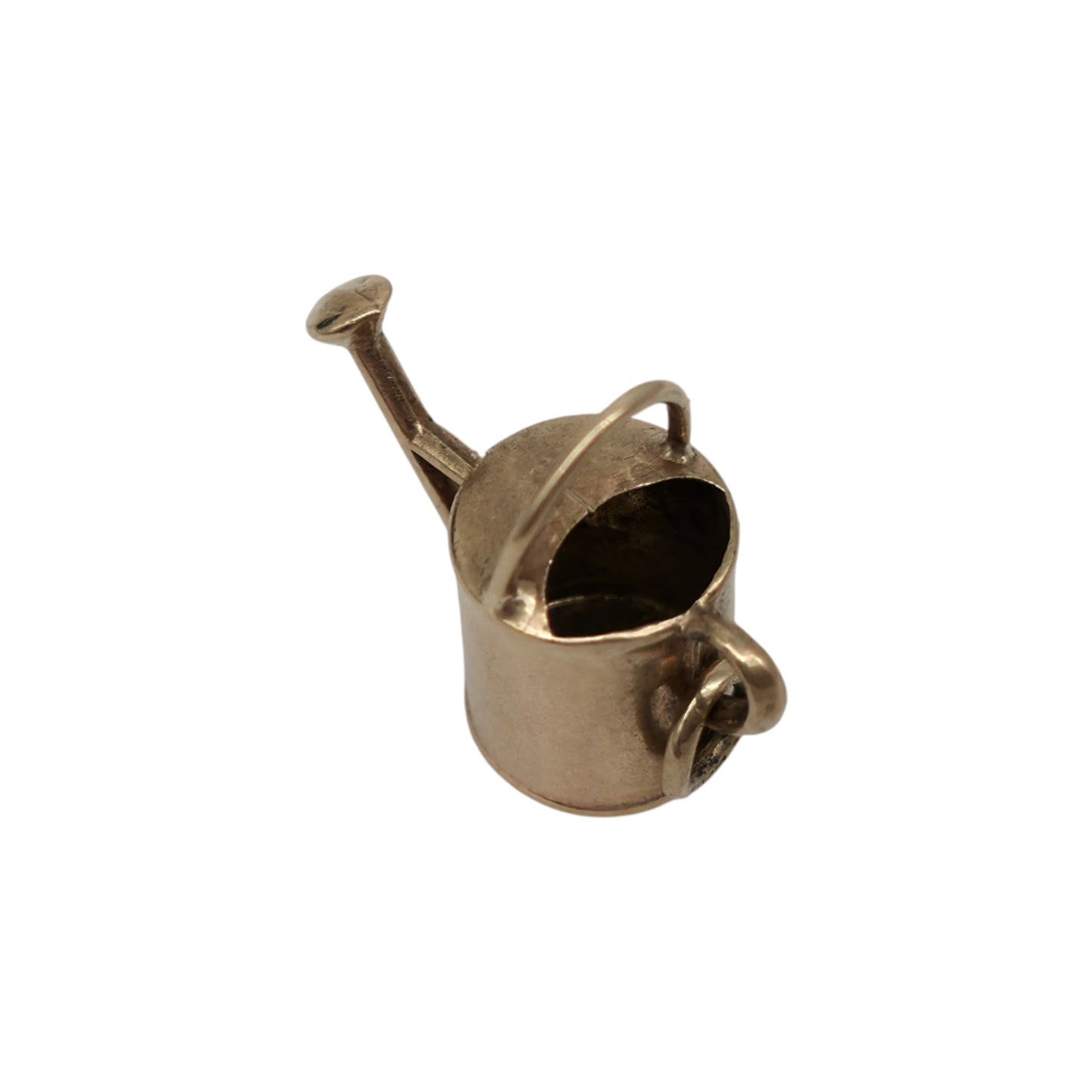 Chester 9ct 375 Yellow Gold Watering Can Charm 1959 L 1.5 cm 0.6 g.