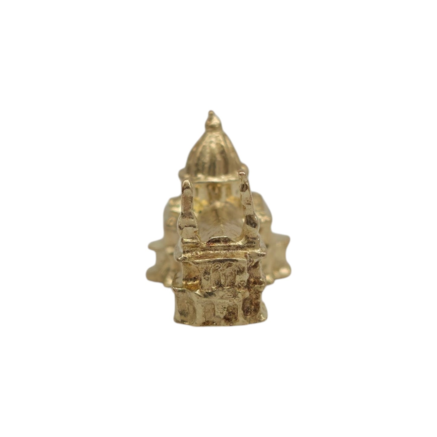 9ct 375 Yellow Gold Westminster Abbey Charm c.1970's L 1.5 cm 2.0 g.