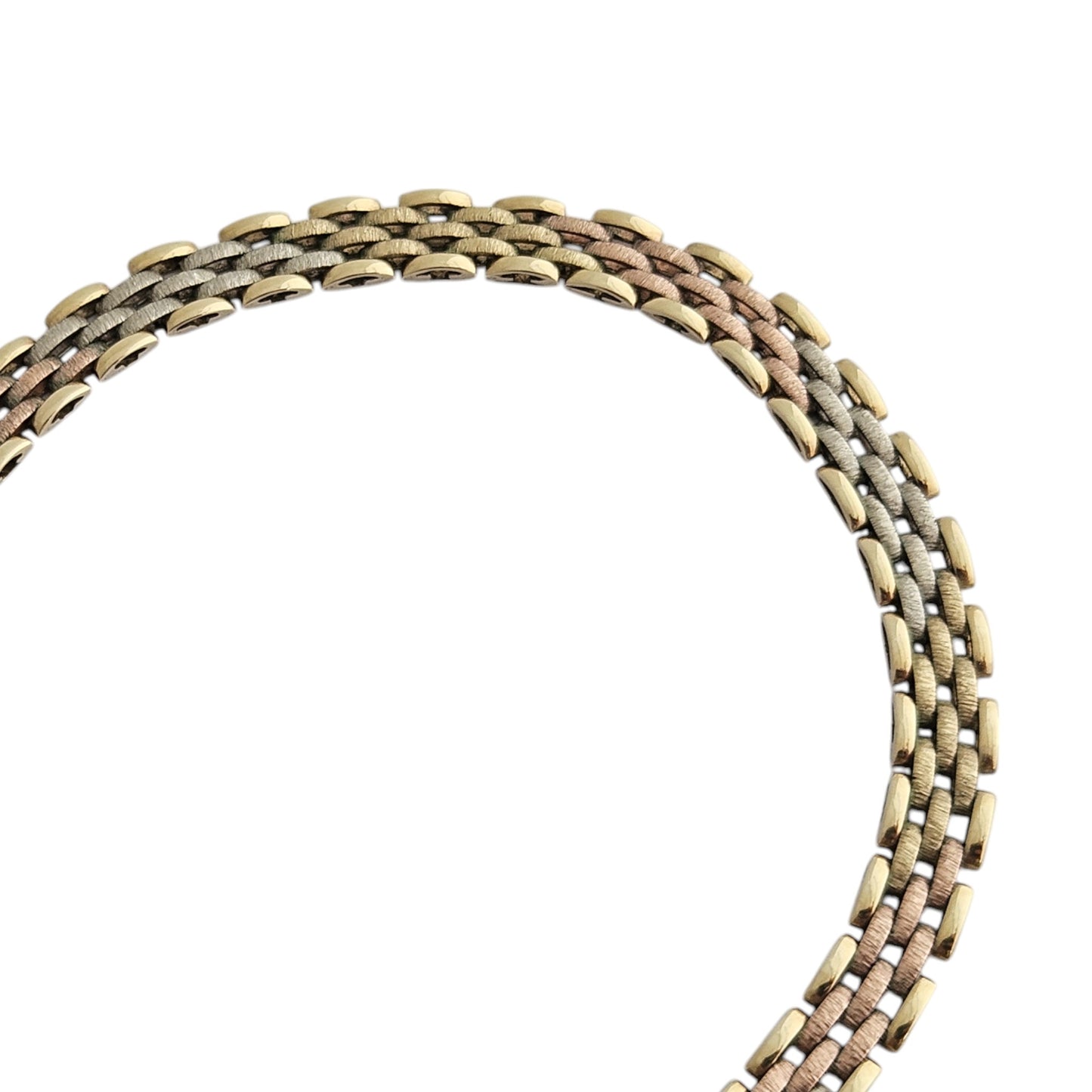 9ct 375 Multi Colour Gold Necklace L 41.2 cm 19.7 g