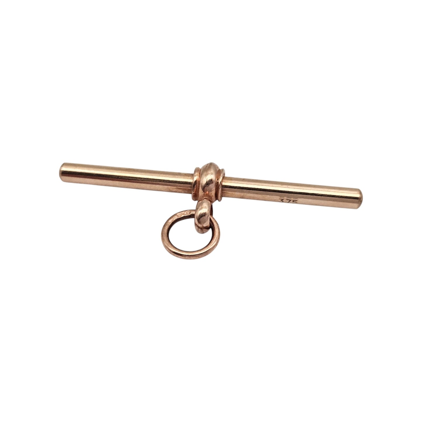 9ct 375 Rose Gold T-Bar L 3.5 cm 2.8 g.