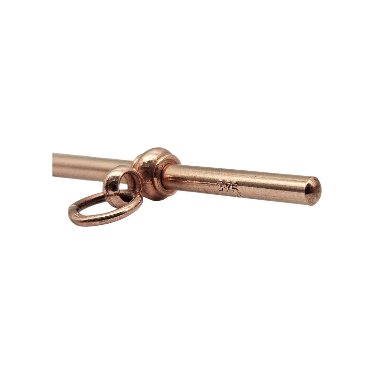 9ct 375 Rose Gold T-Bar L 3.5 cm 2.8 g.