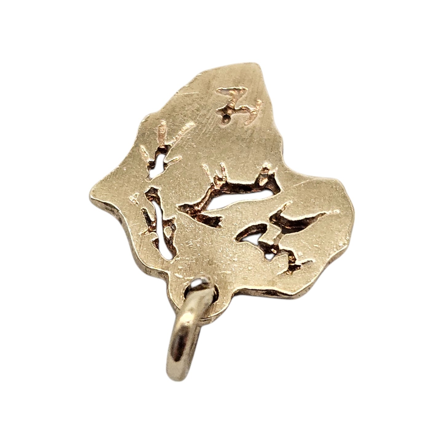 9ct Yellow Gold Africa Charm L 1.3 cm 0.8 g.