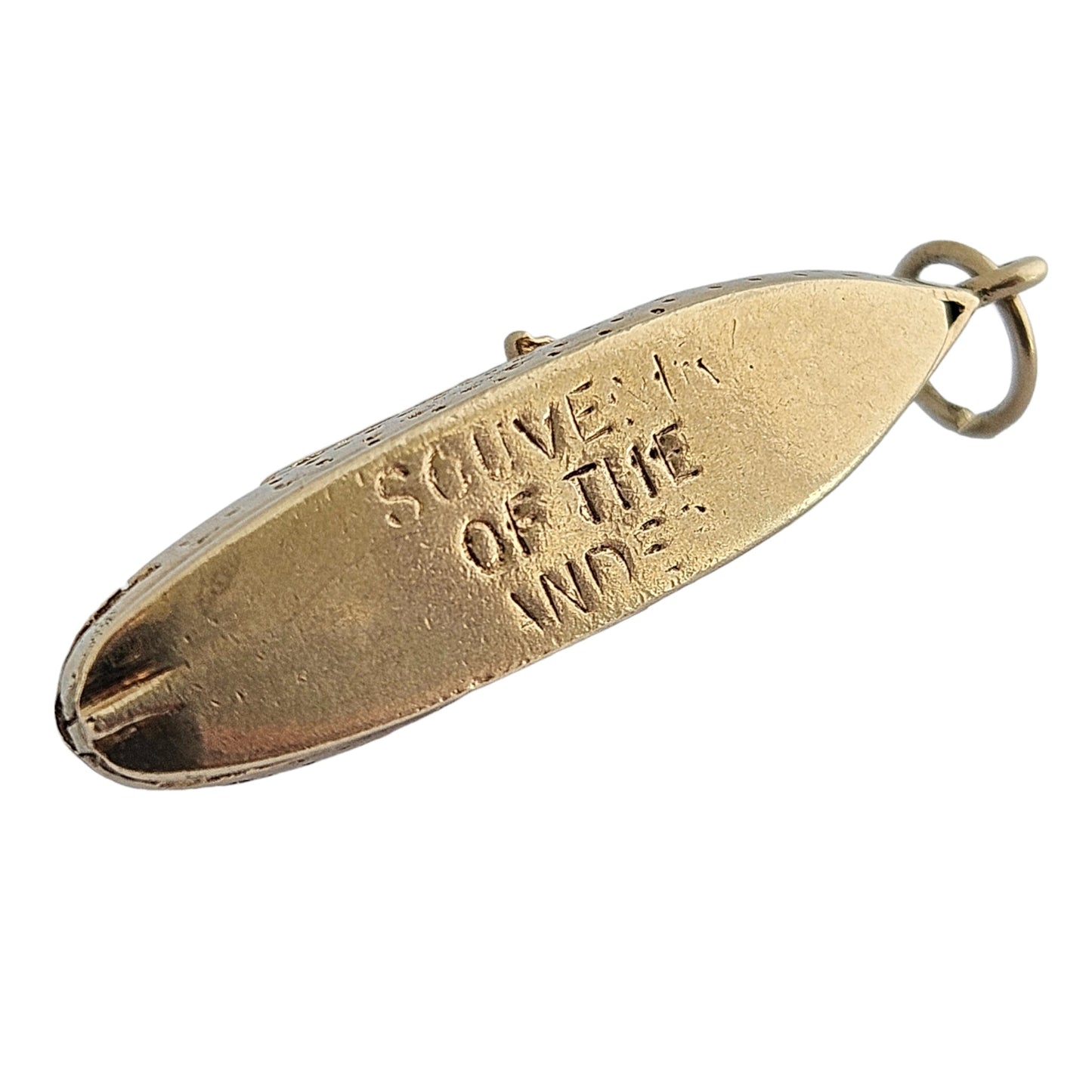 9ct 375 Yellow Gold "Andes" Cruise Ship Opening Charm 1966 L 3.5 cm 8.2 g