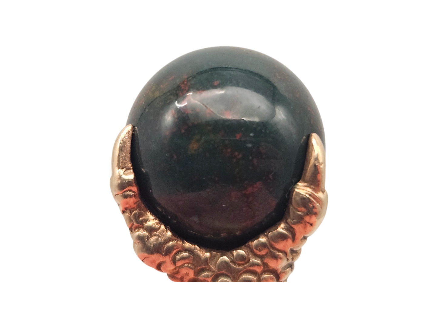9ct 375 Yellow Gold Ball In Claw Charm 1966 L 2.3 cm 9.6 g.