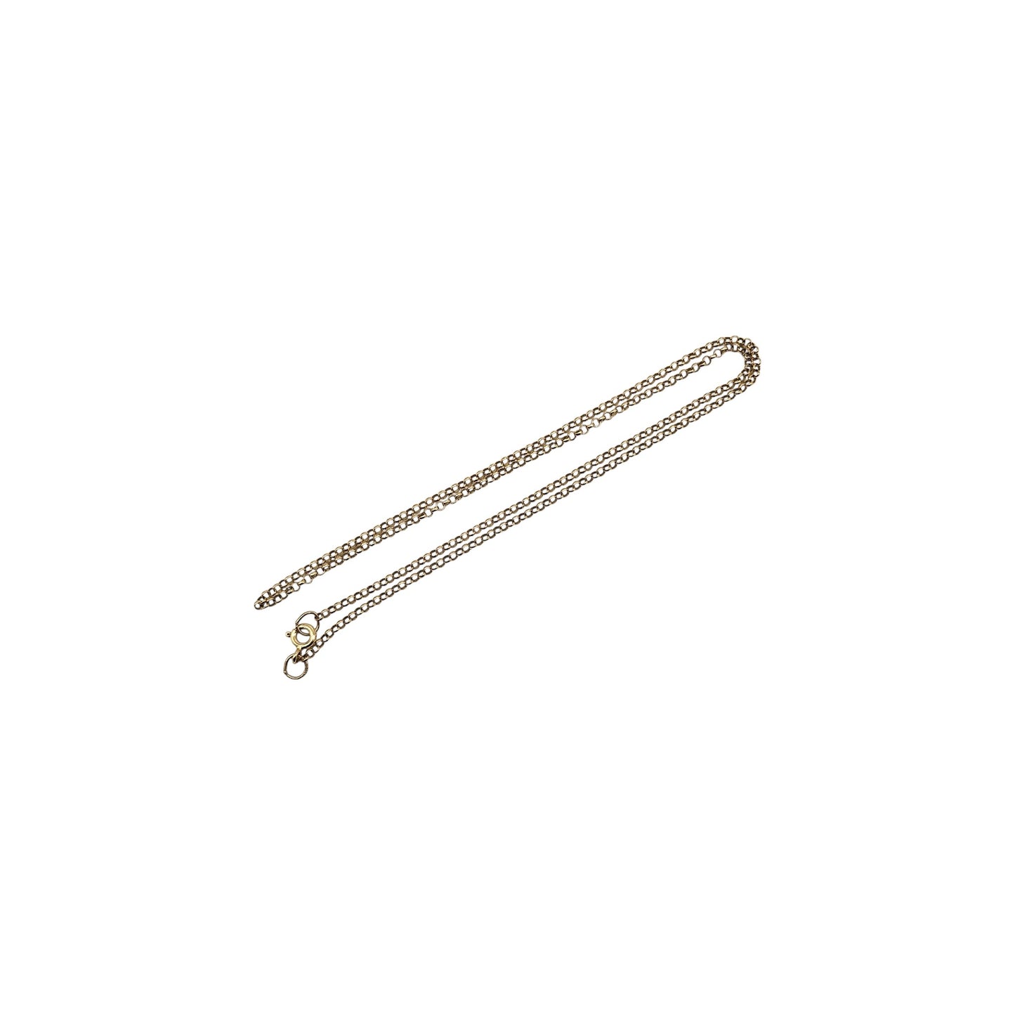 9ct 375 Yellow Gold Belcher Chain L 45.9 cm 2.6 g.