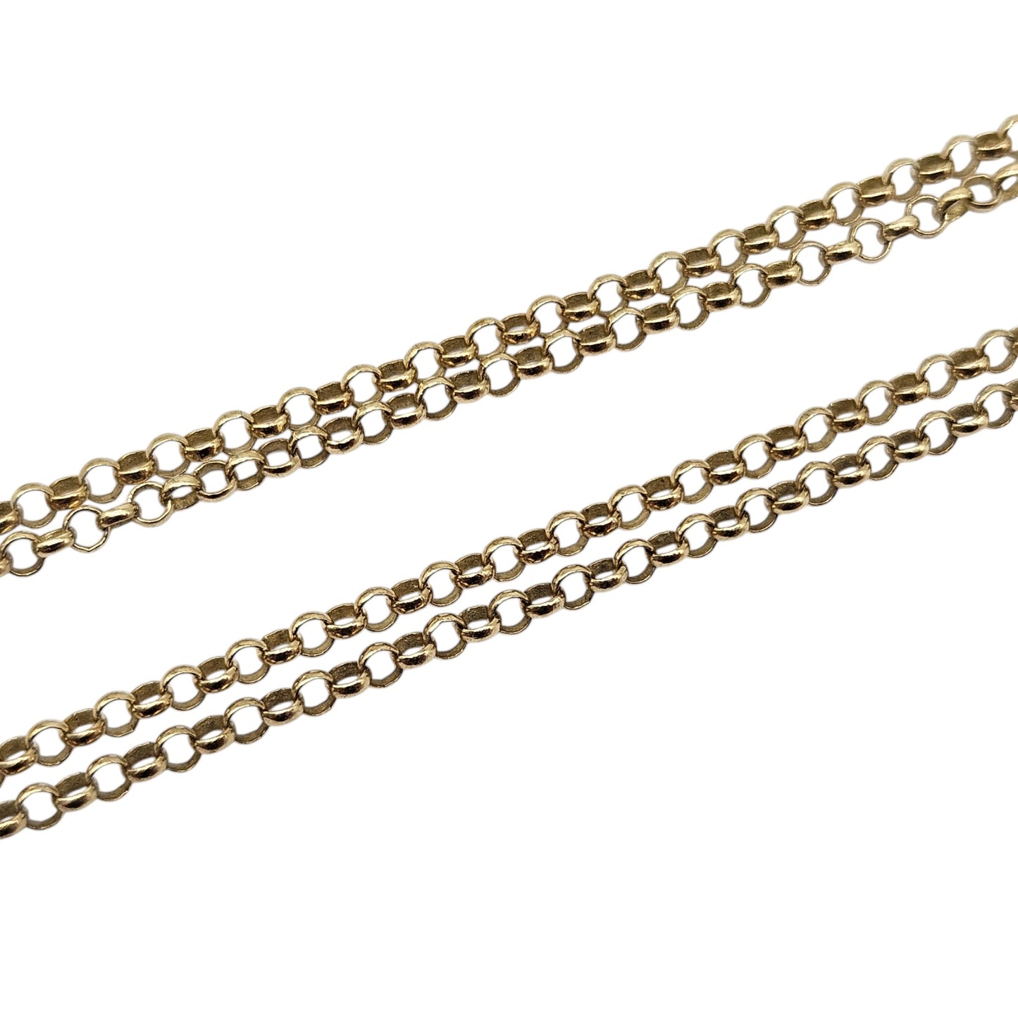 9ct 375 Yellow Gold Belcher Chain L 45.9 cm 2.6 g.