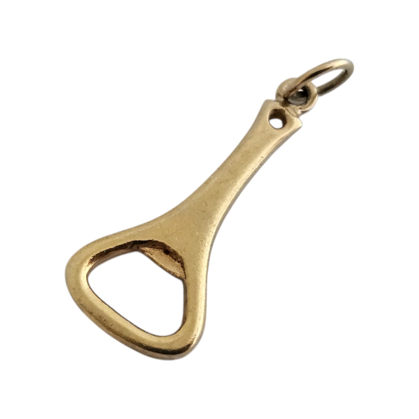 9ct 375 Yellow Gold Bottle Opener Charm 1966 L 2.2 cm 1.5 g.
