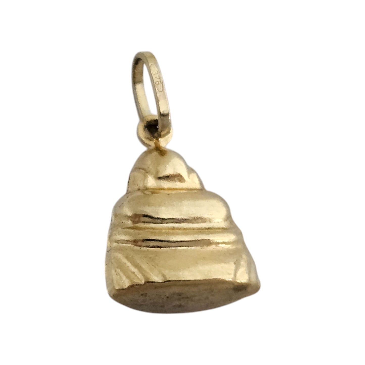 9ct 375 Yellow Gold Buddha Charm L 1.2 cm 0.8 g.